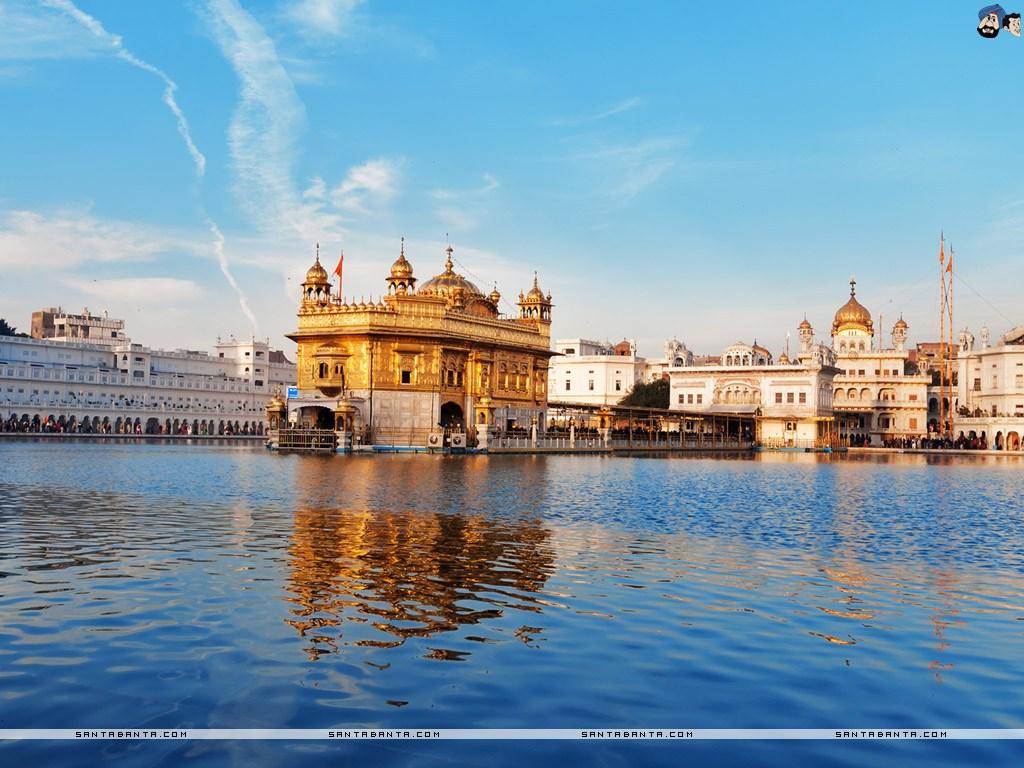 Golden Temple 4K Wallpaper