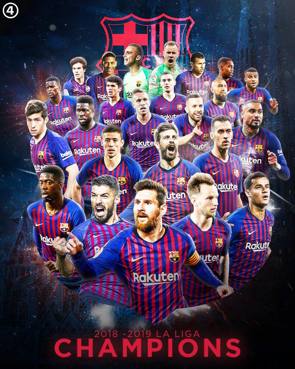 La Liga Champions Barcelona 2019 Wallpapers Wallpaper Cave