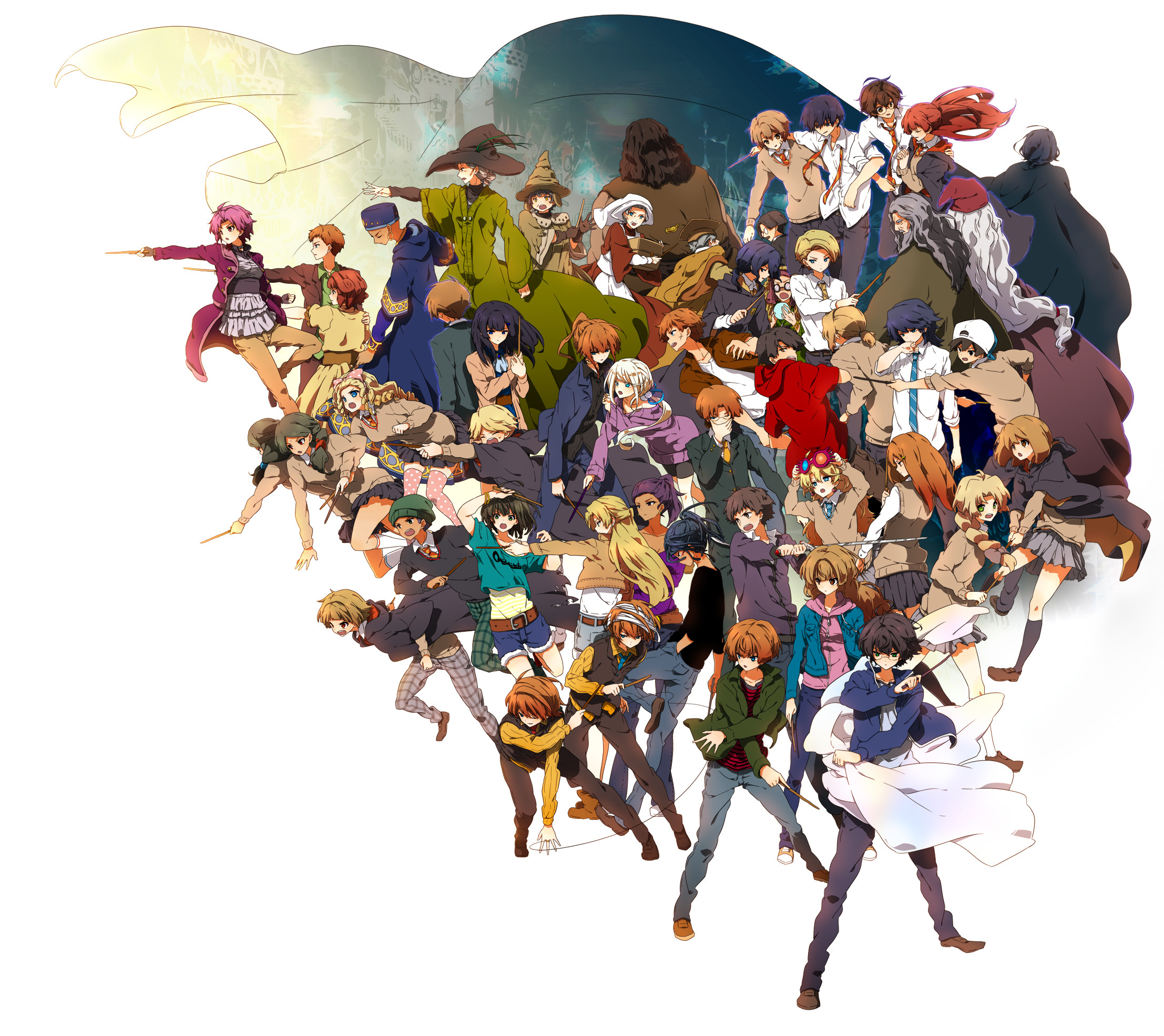 Harry Potter Anime Wallpapers Wallpaper Cave