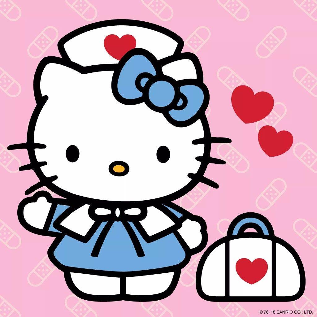 Hello Kitty Nurse Decal