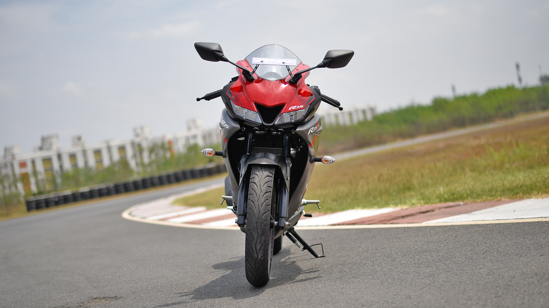 R15 V3 Metallic Red Wallpaper Yamaha yzf r15 speed is reborn.