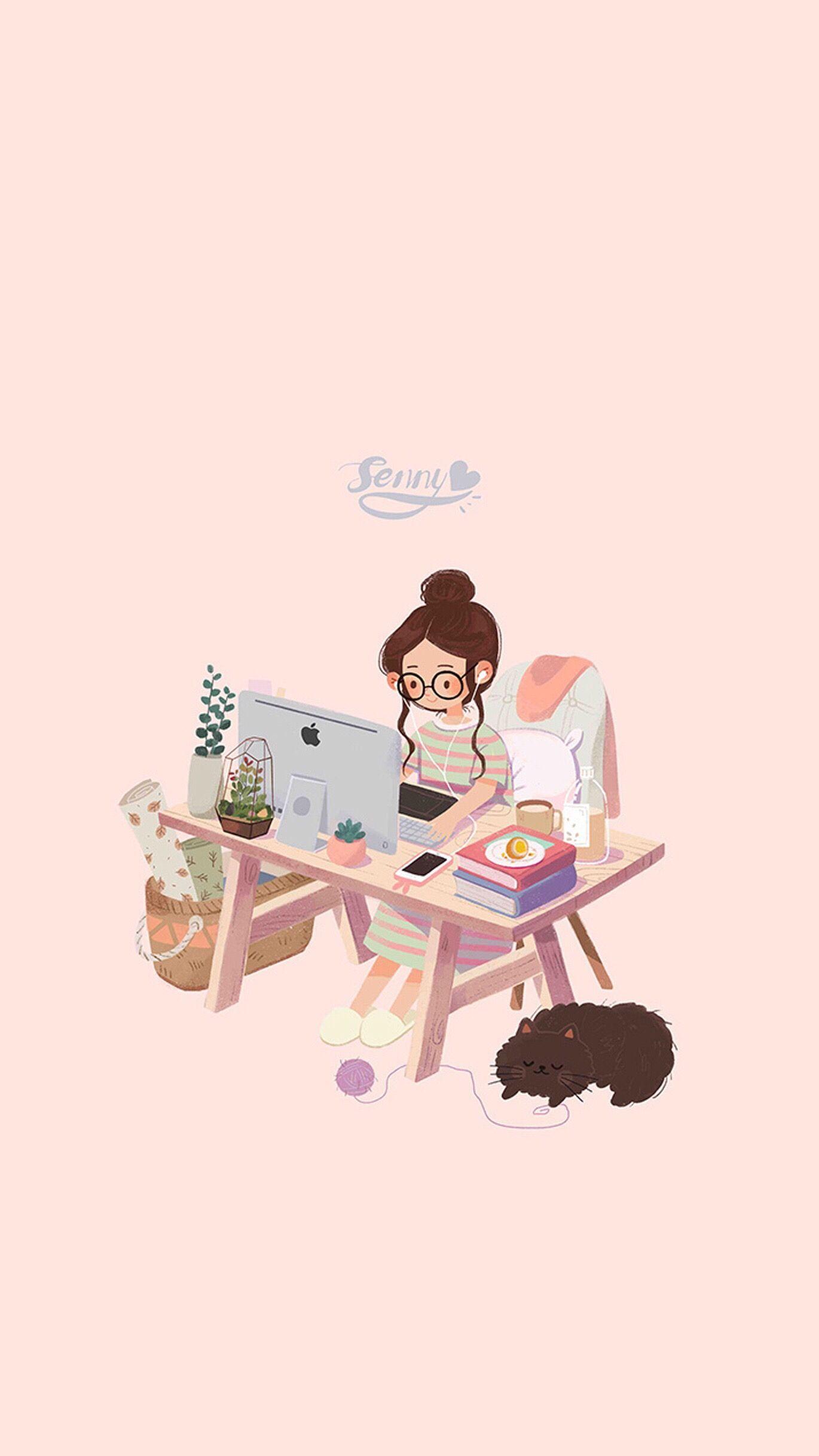 Busy Person Wallpaper