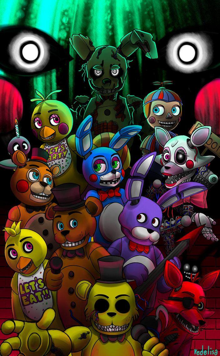 FNAF Fanart Wallpapers Wallpaper Cave