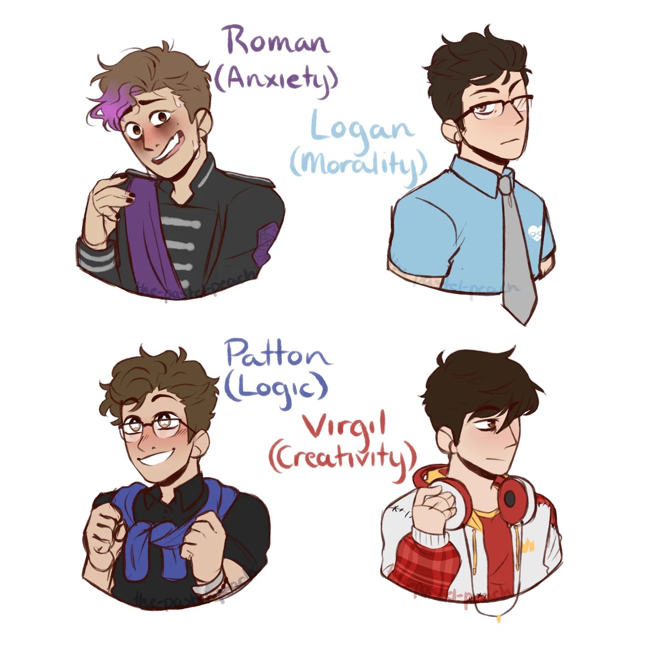 Sanders Sides Wallpapers Wallpaper Cave