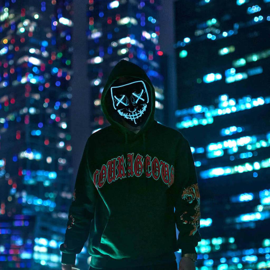 LED Mask Wallpapers Wallpaper Cave