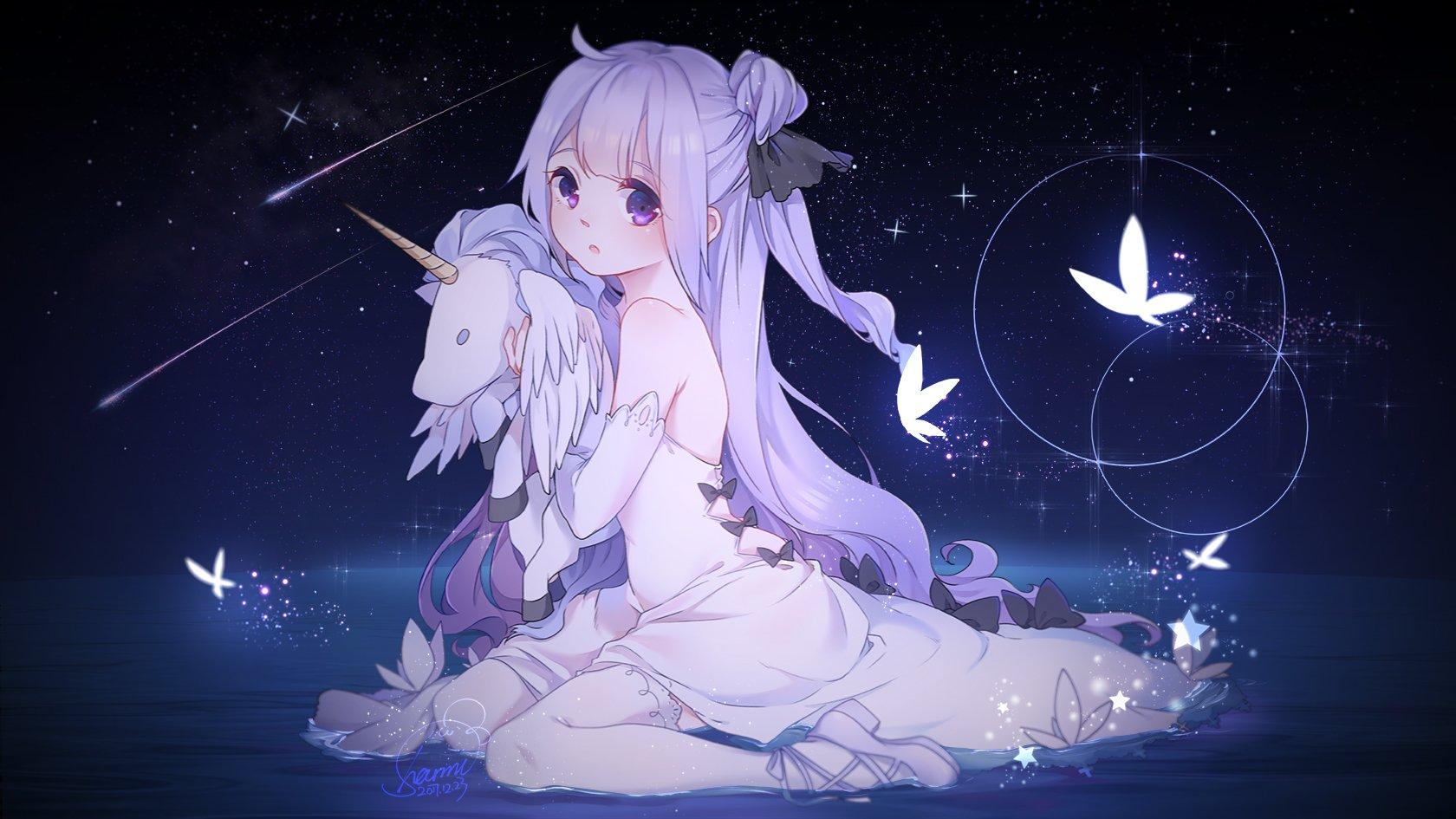 Unicorn Anime Wallpapers Wallpaper Cave