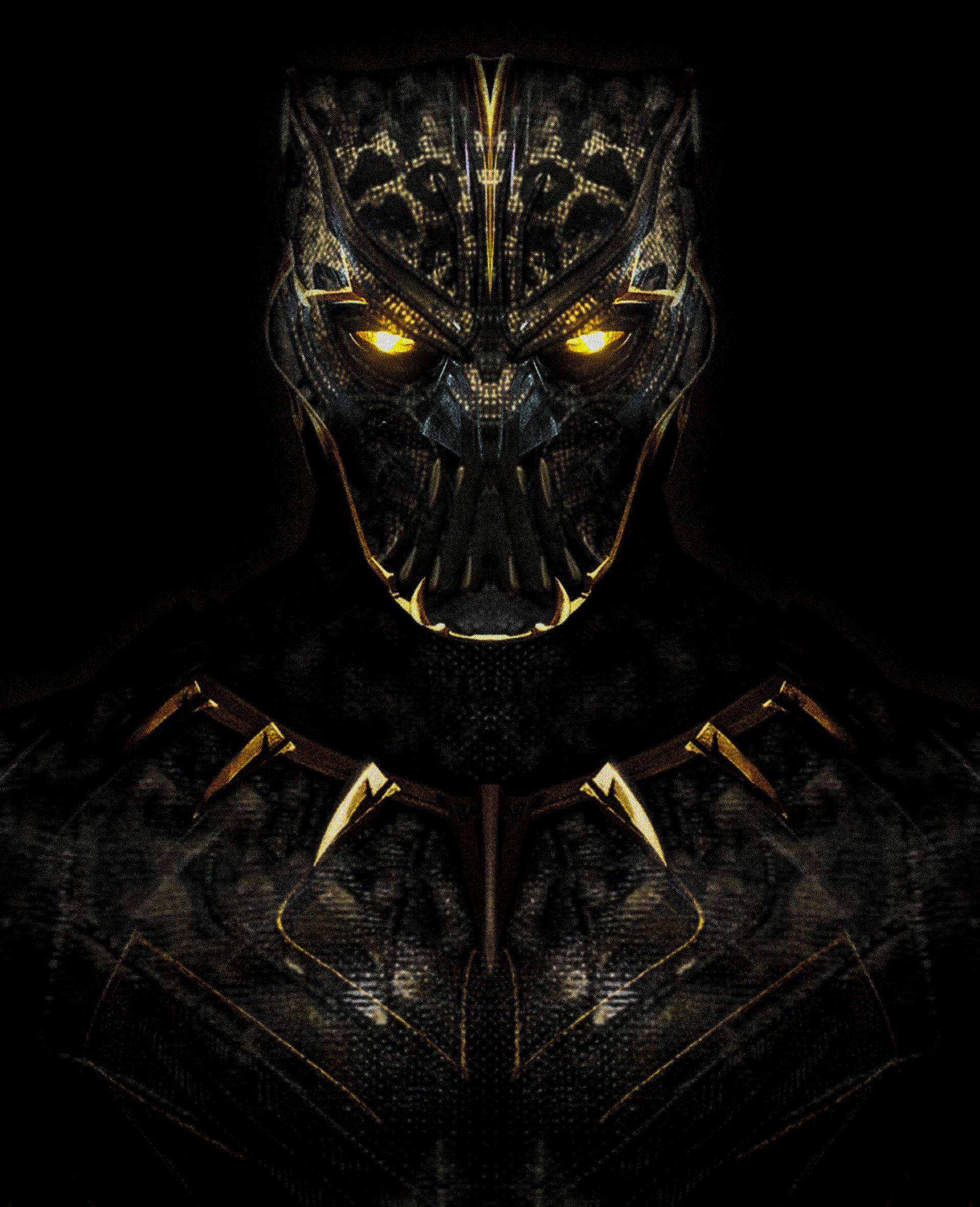 Black Panther Gold Wallpapers Wallpaper Cave