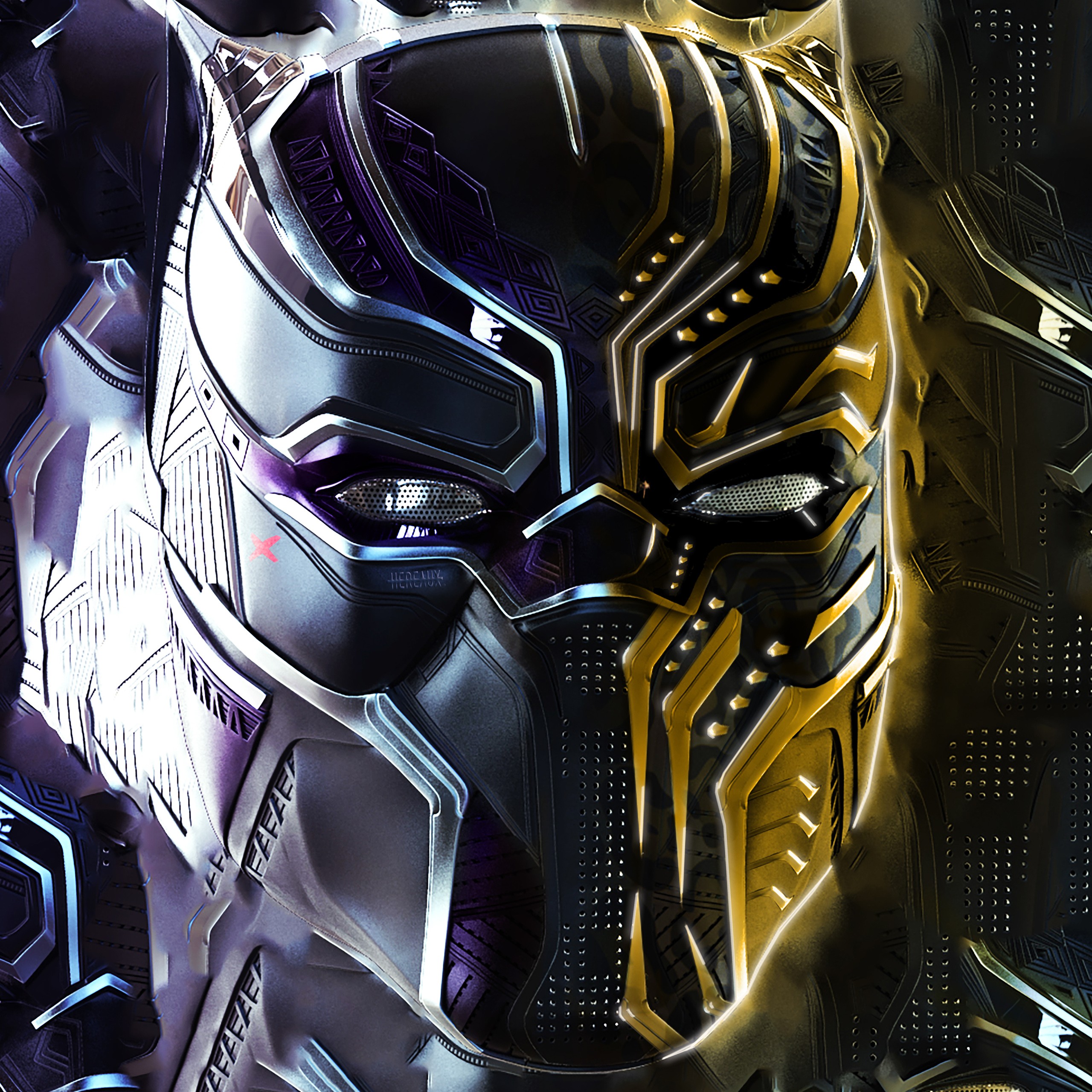 Black Panther Gold Wallpapers Wallpaper Cave
