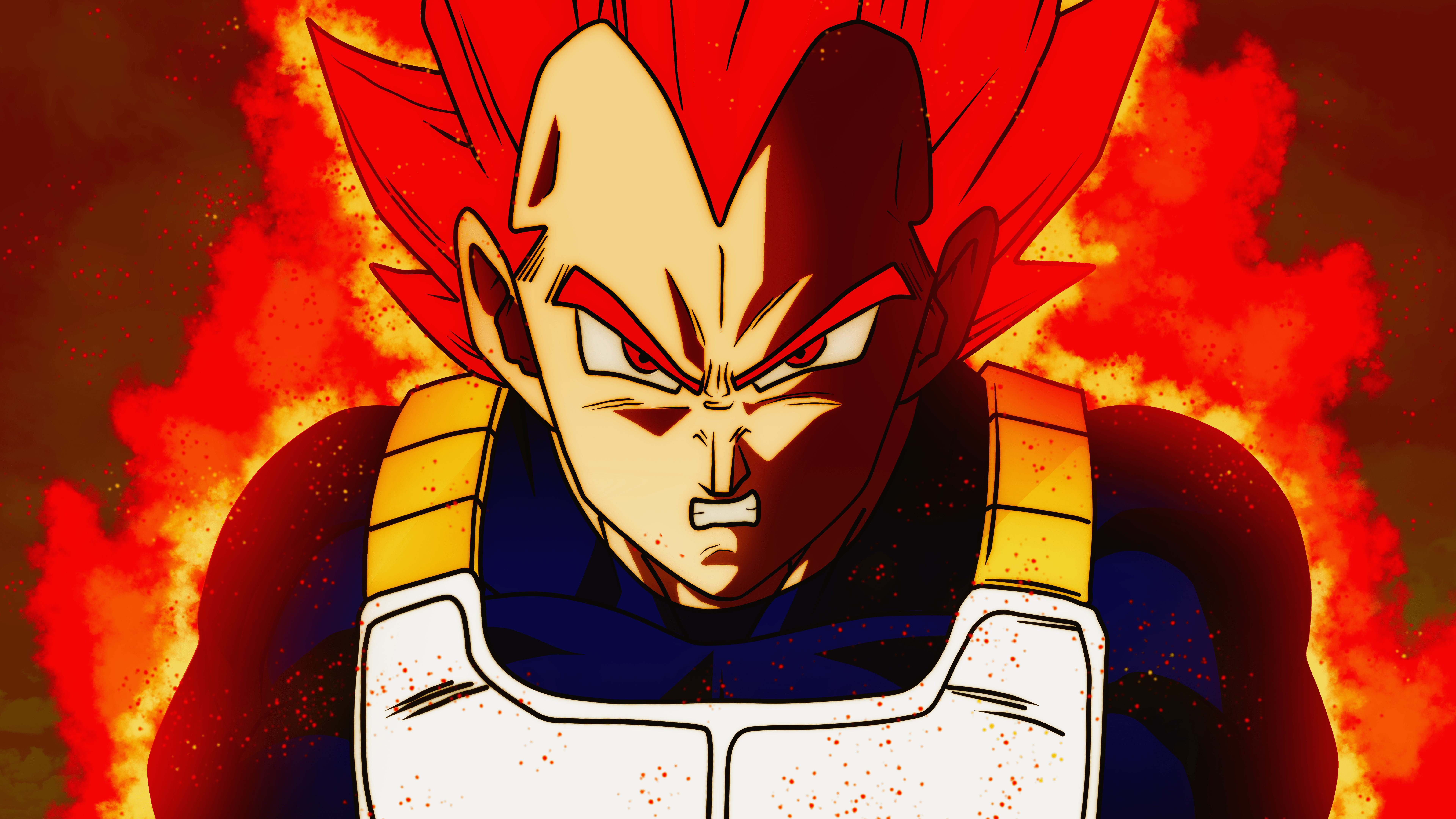 Vegeta Red Wallpapers Wallpaper Cave