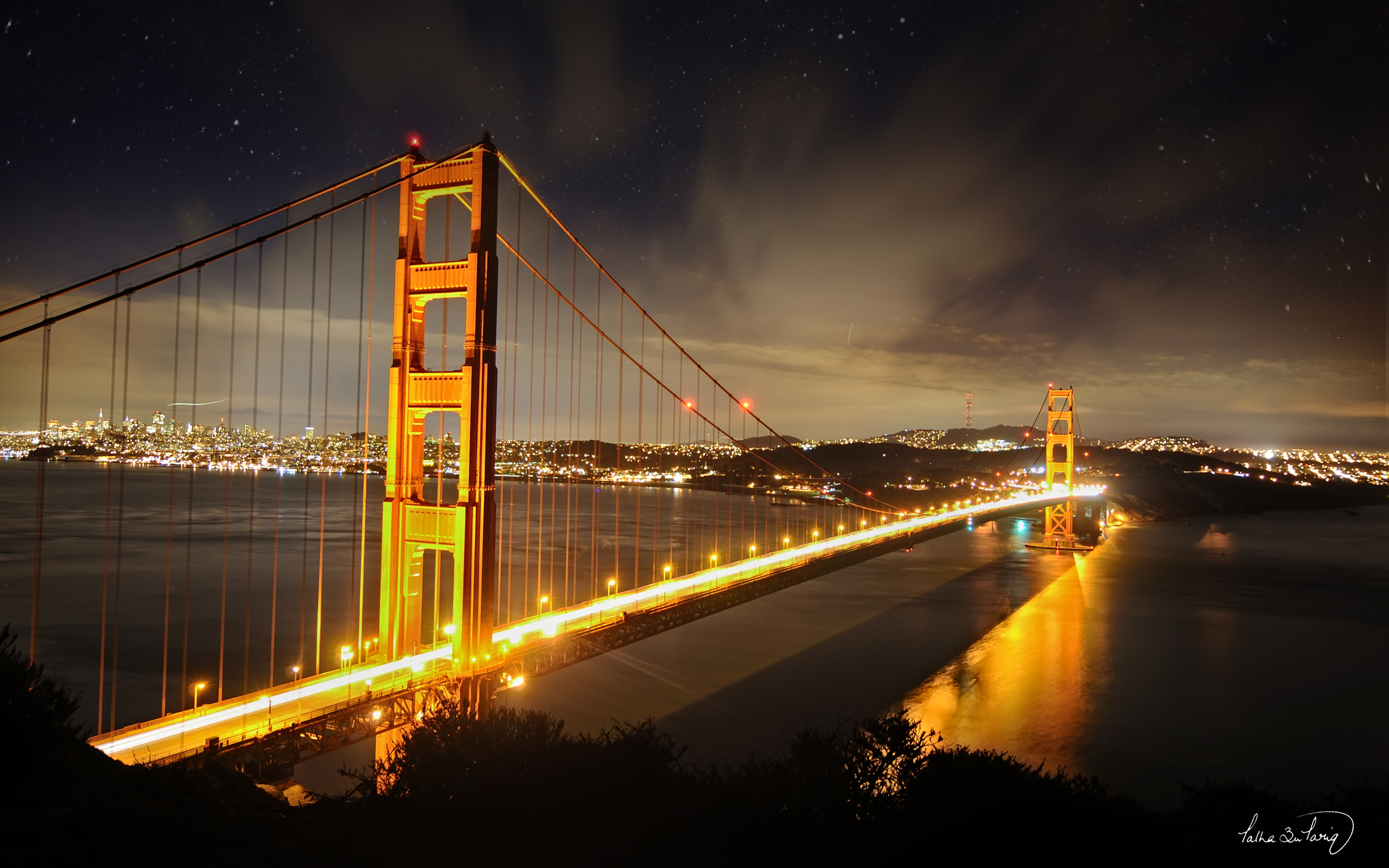 Golden Gate Bridge Evening San Francisco Wallpapers Wallpaper Cave