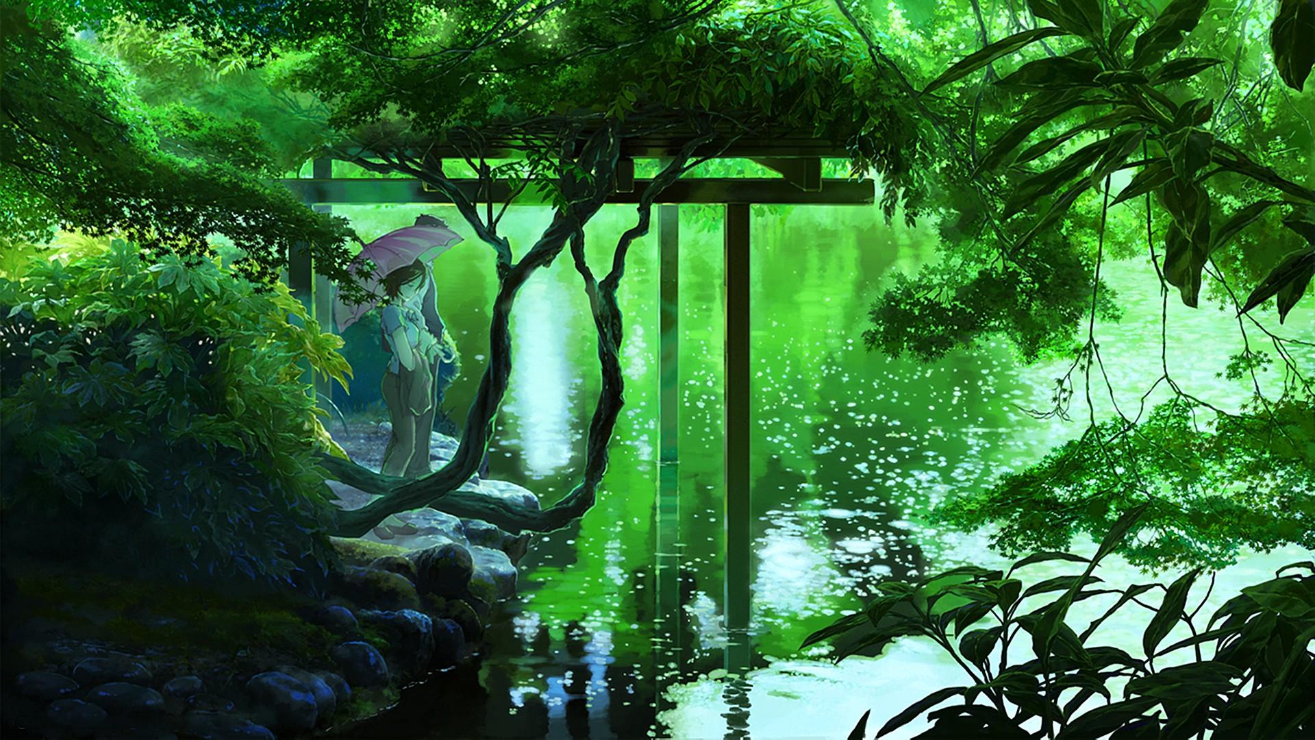 Green Anime Desktop Wallpapers Wallpaper Cave