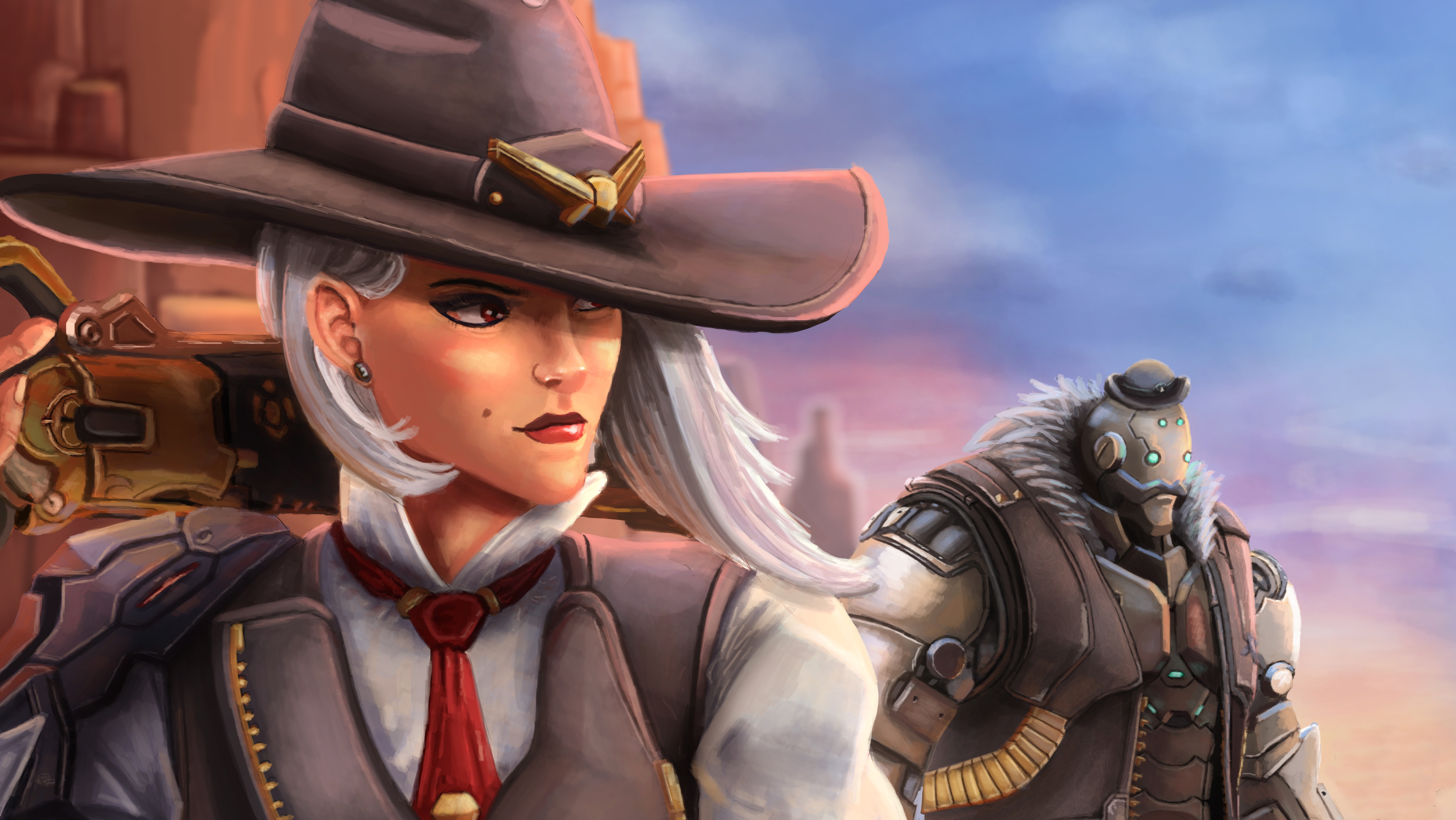 Ashe Overwatch Wallpapers Wallpaper Cave