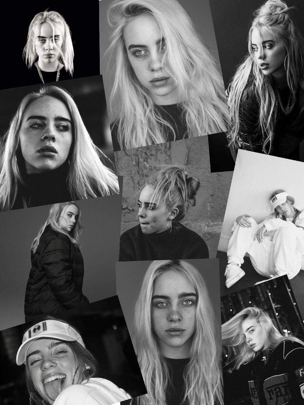 Billie Eilish Black Background