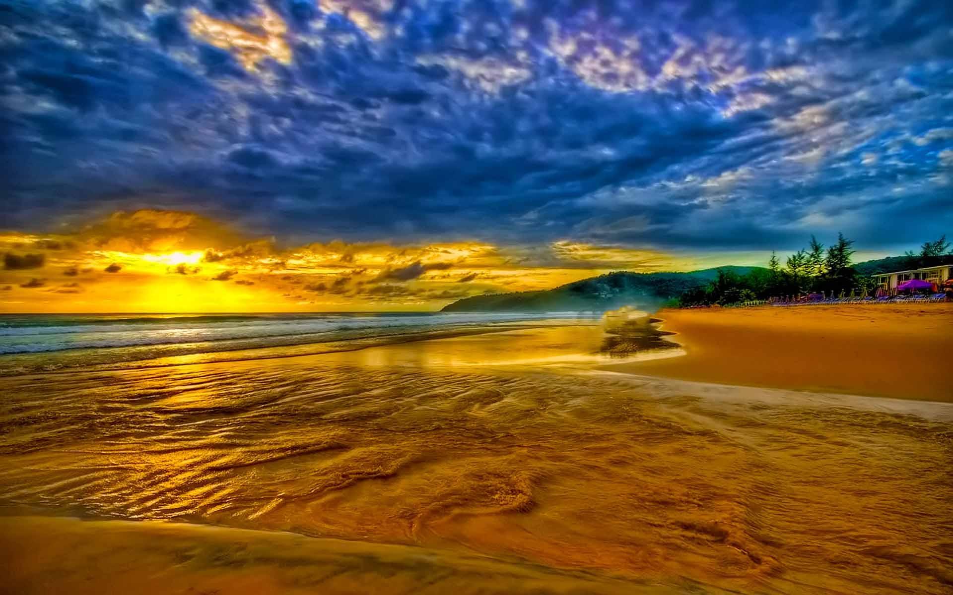 Golden Sea Wallpapers Wallpaper Cave