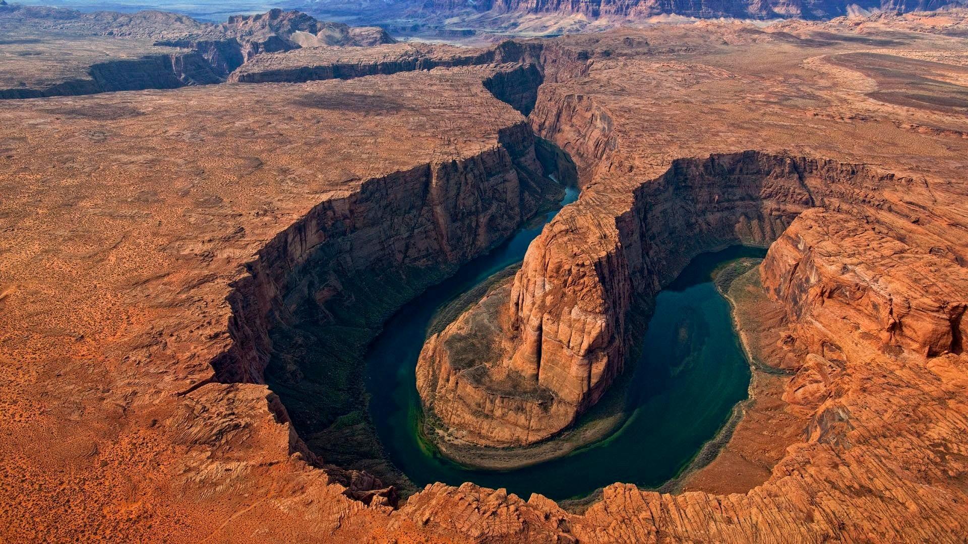 Horseshoe Bend Colorado River Arizona Wallpapers Wallpaper Cave