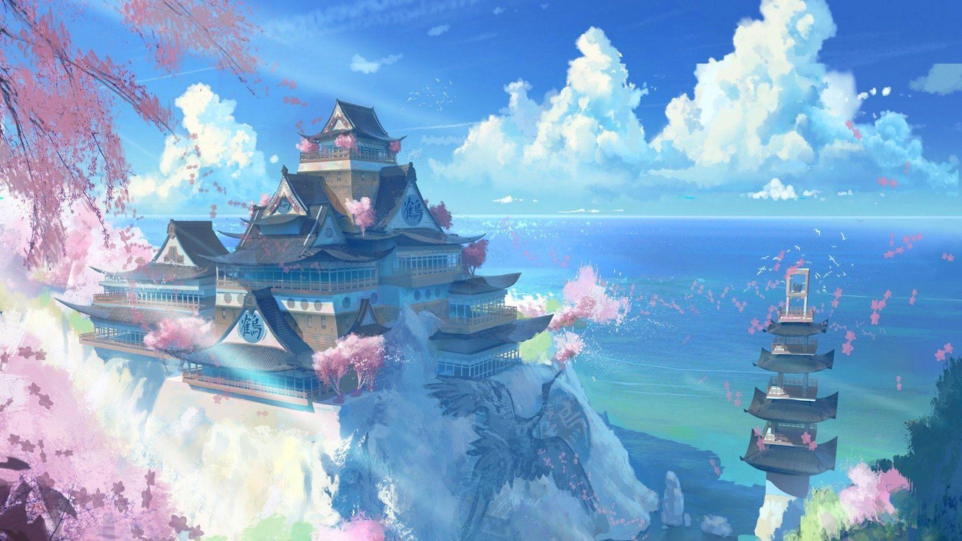 Amazing Anime Scenery Wallpapers Wallpaper Cave