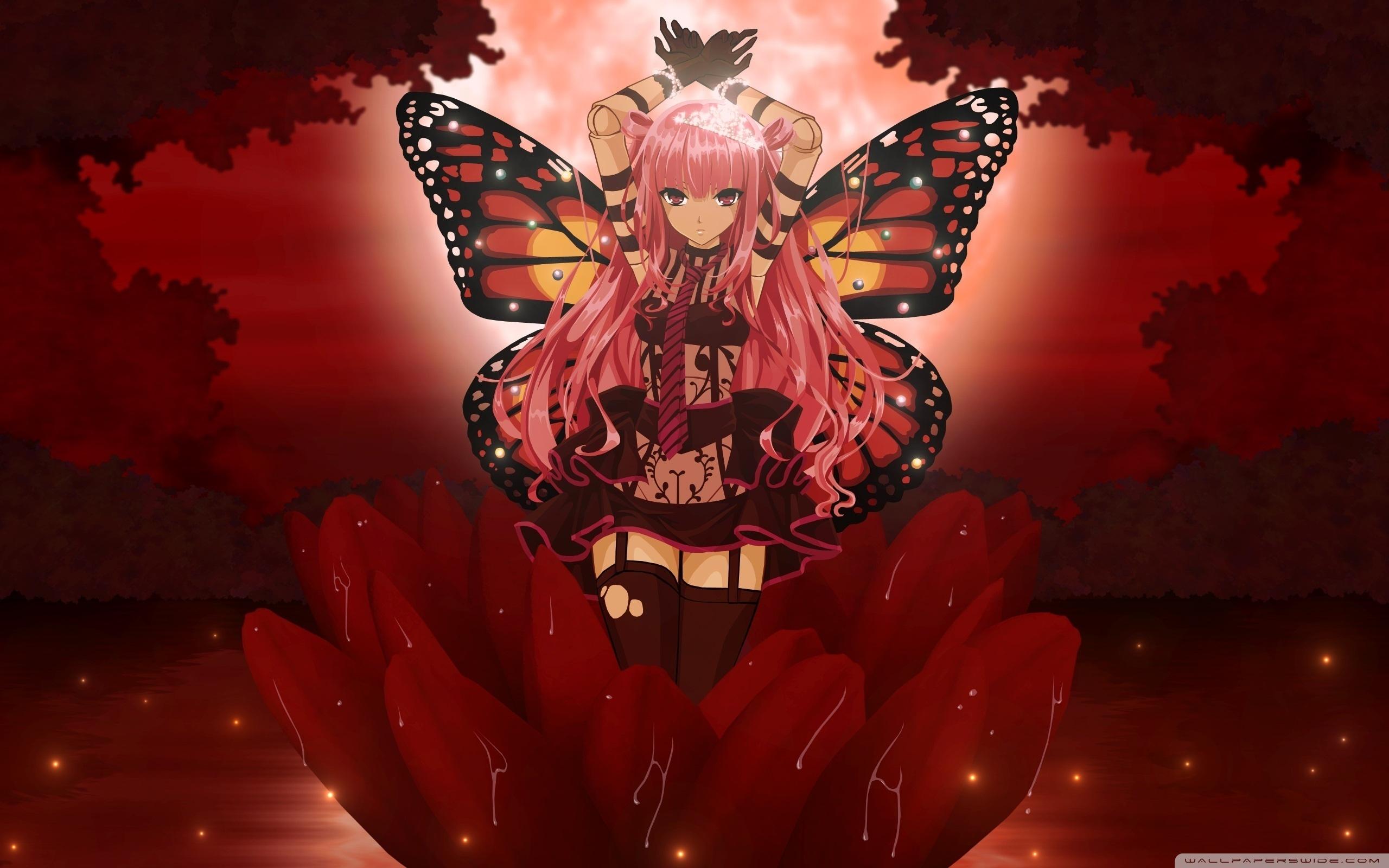 Butterfly Girl Wallpapers Wallpaper Cave