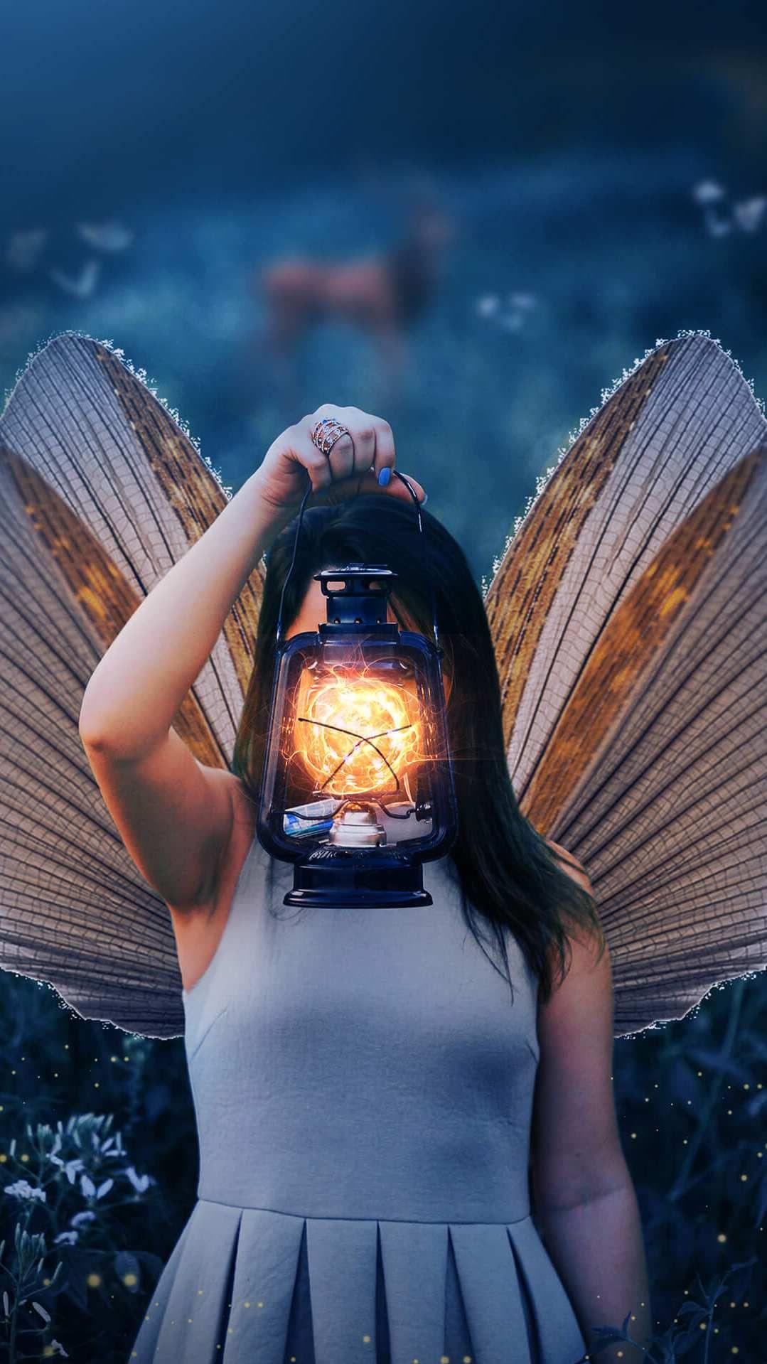 Butterfly Girl Wallpapers Wallpaper Cave
