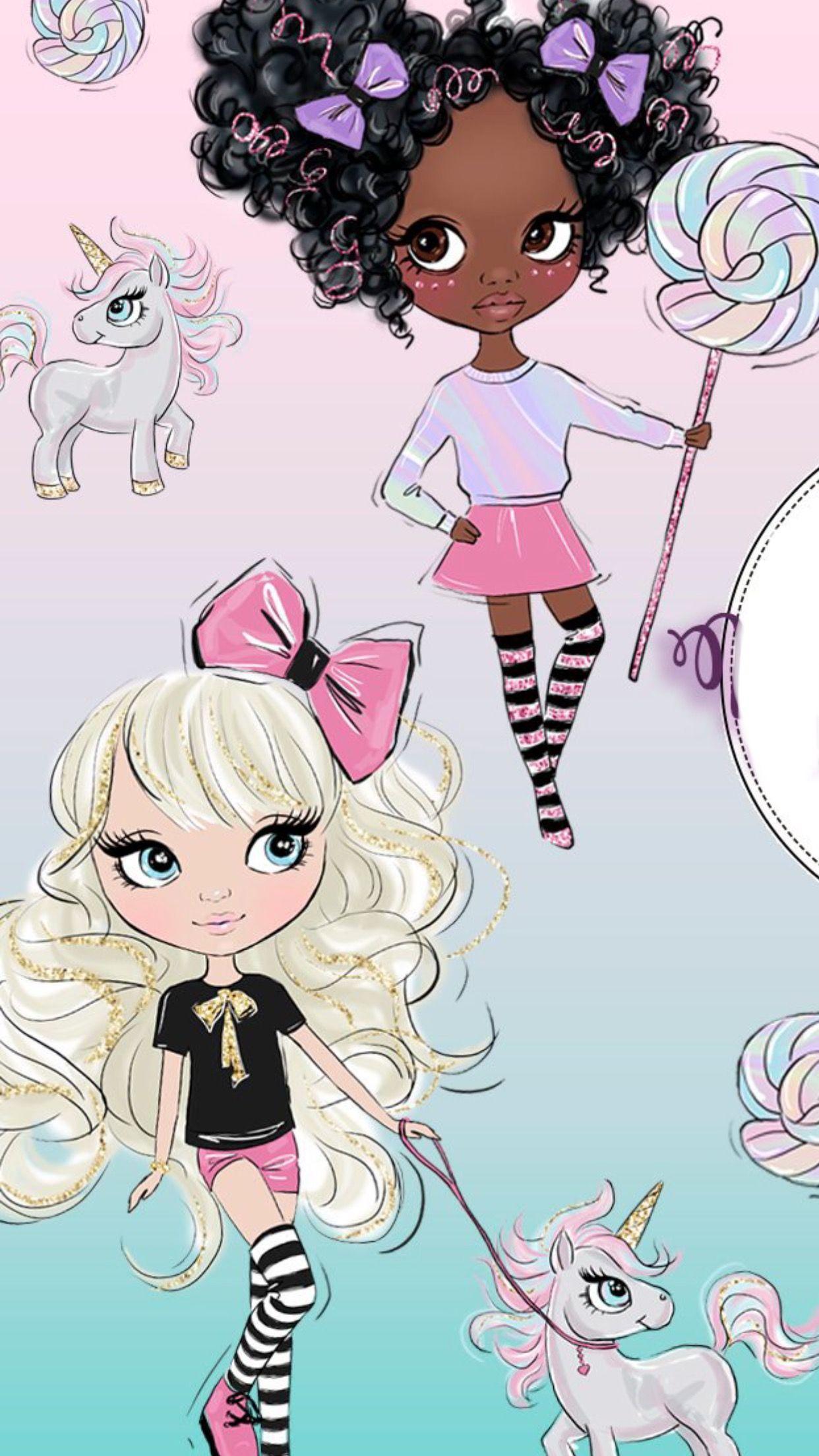 Unicorn And Girl Wallpapers Wallpaper Cave