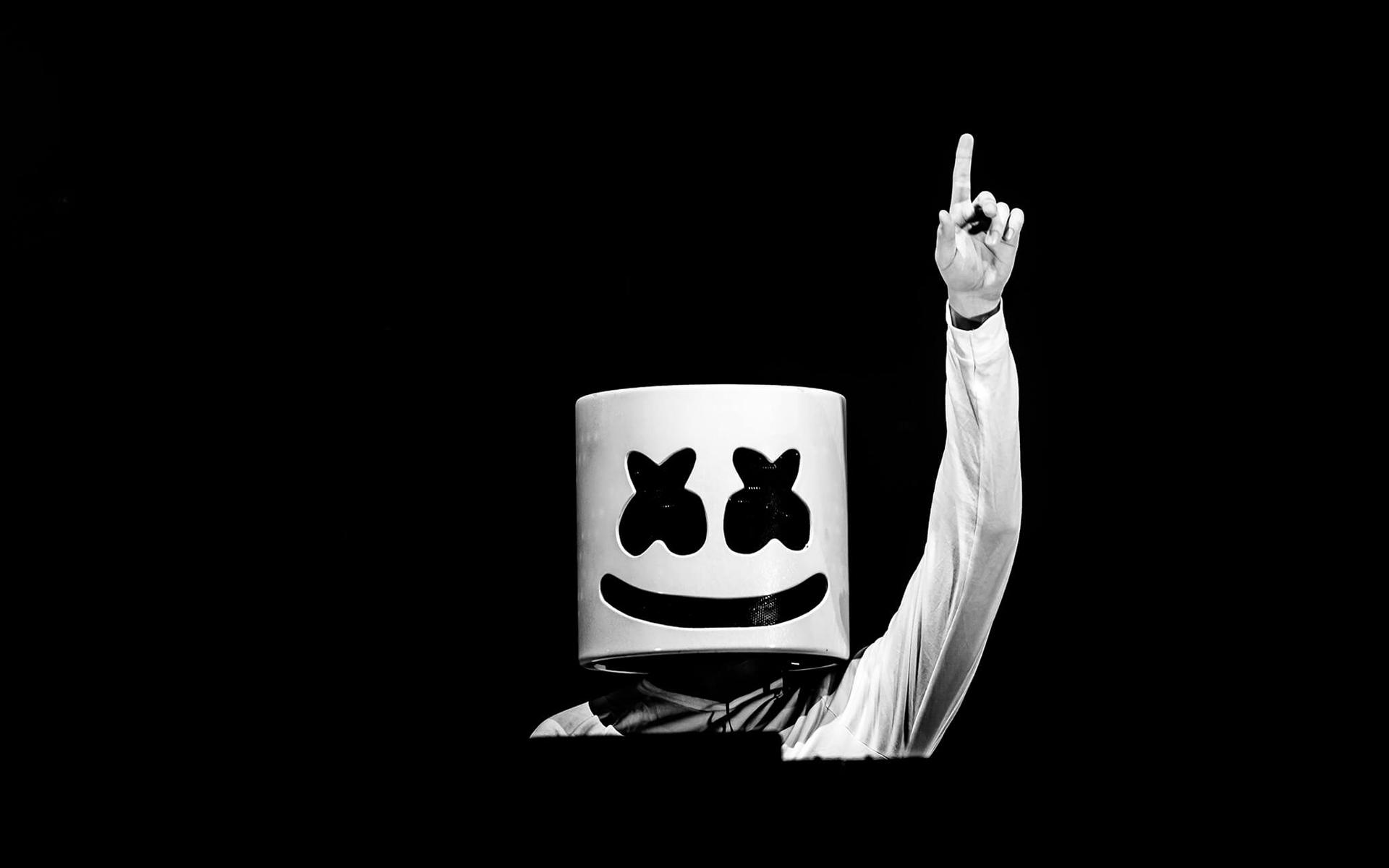 Marshmello Black And White Wallpapers Wallpaper Cave