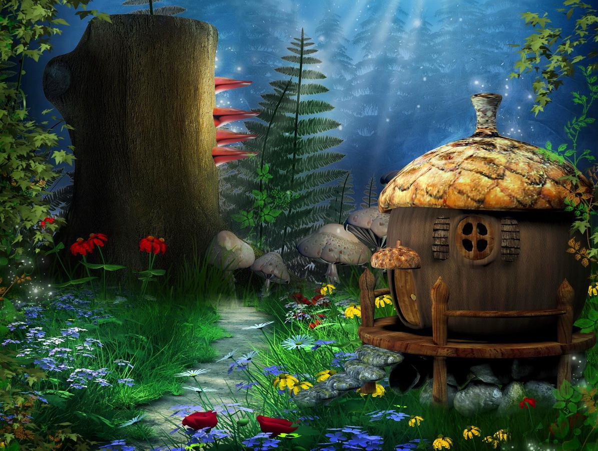 Garden Fairy Wallpapers Wallpaper Cave