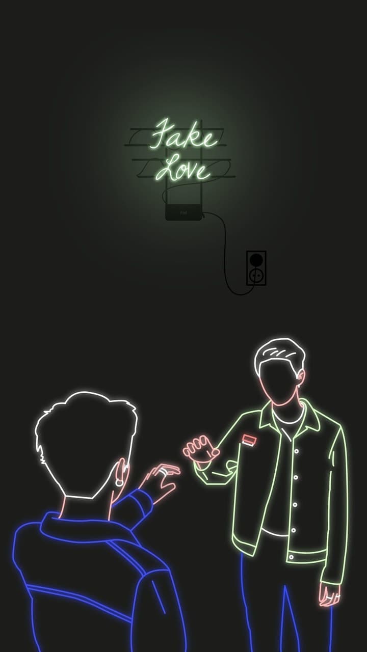 Fake Love Wallpapers Wallpaper Cave