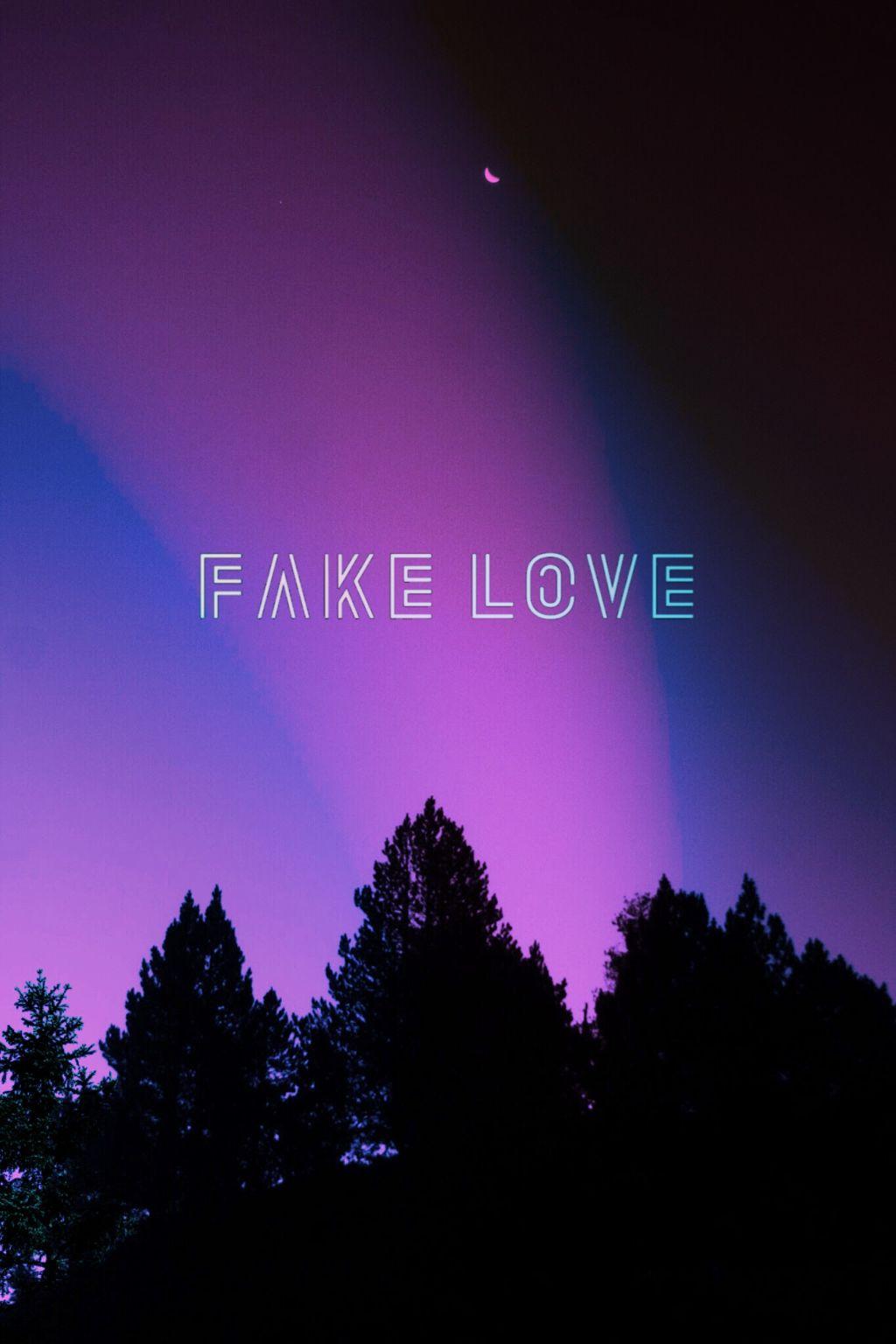 Fake Love Wallpapers Wallpaper Cave