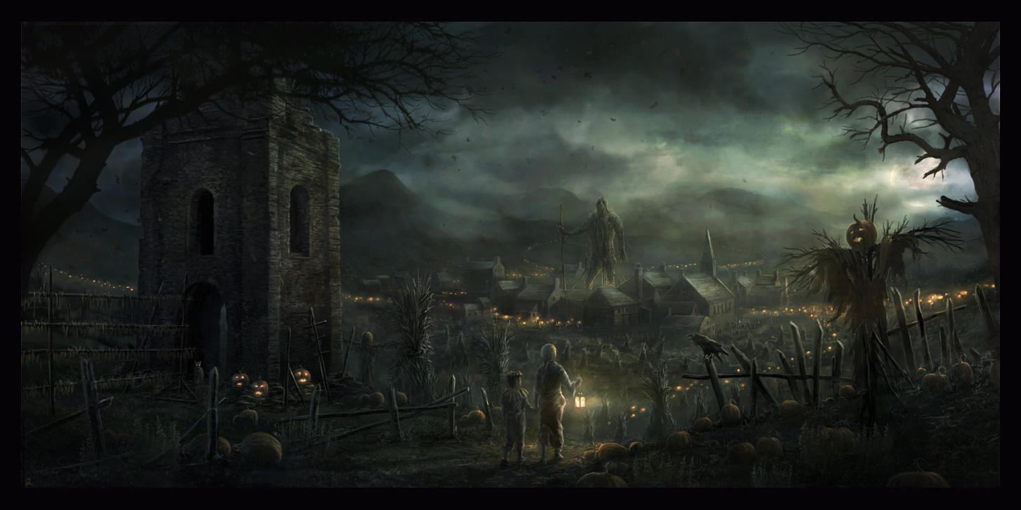 Halloween Town Wallpapers Wallpaper Cave