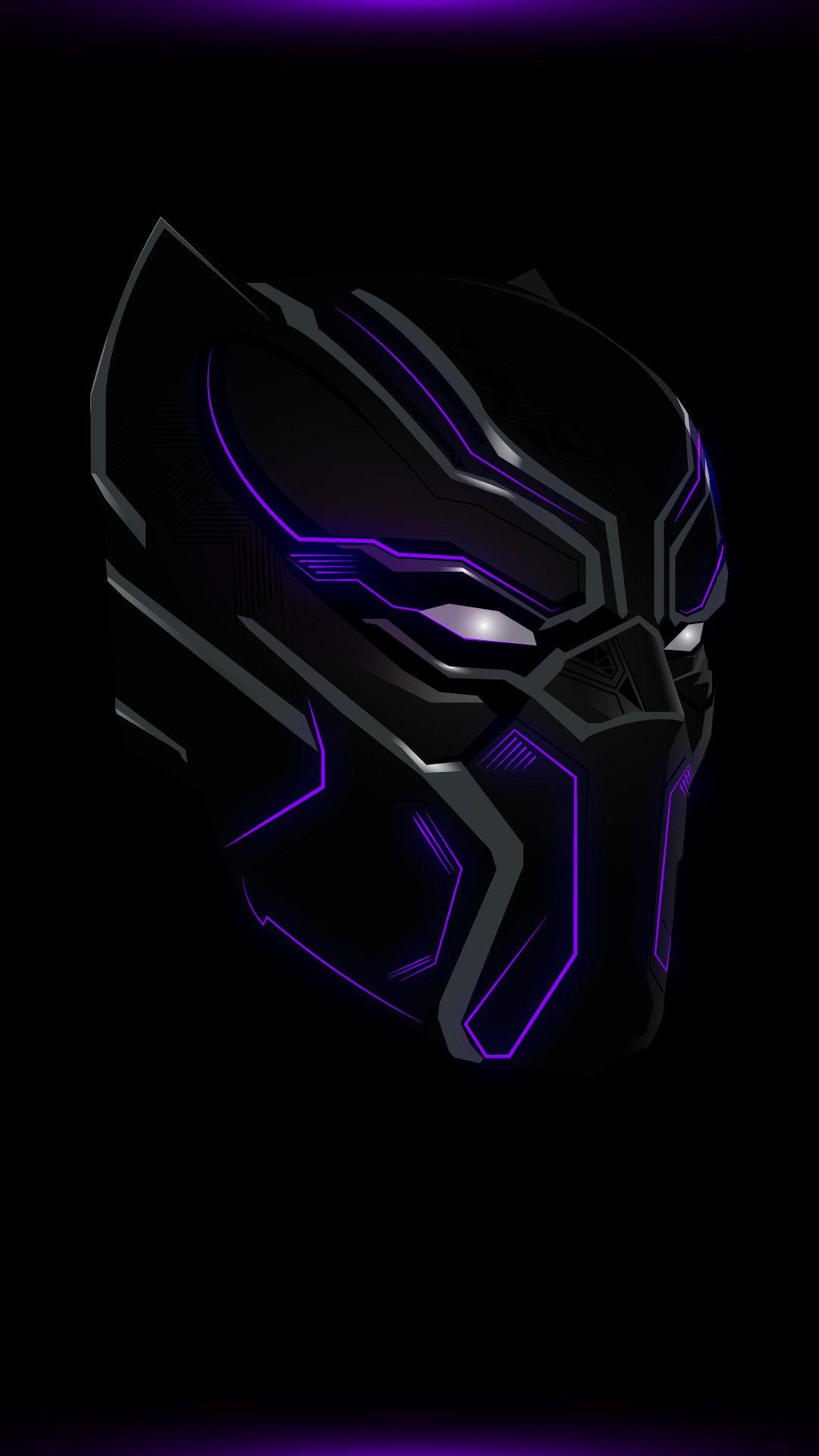 Black Panther Neon Wallpapers Wallpaper Cave