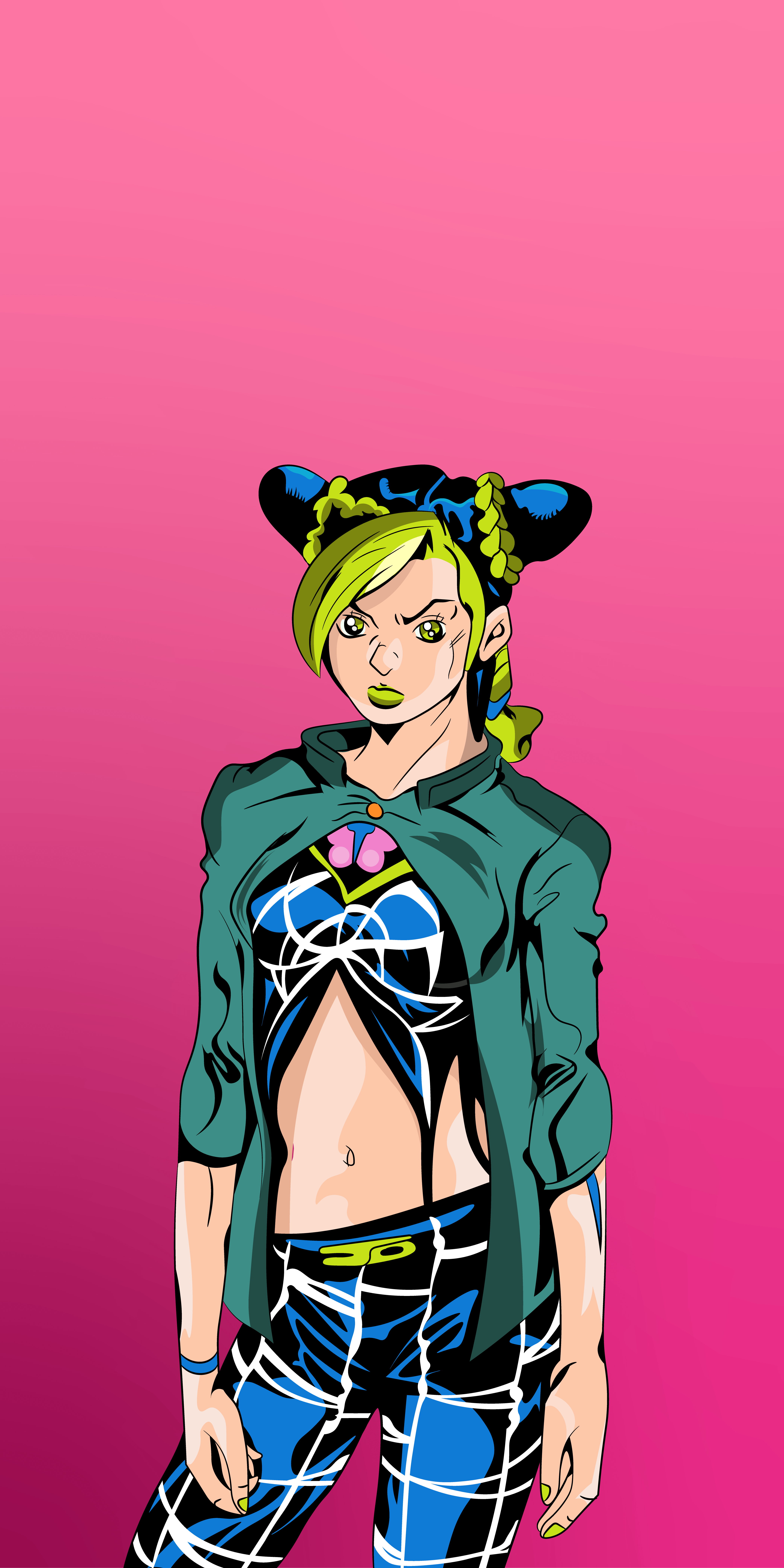 Jolyne Kujo Phone Wallpapers Wallpaper Cave