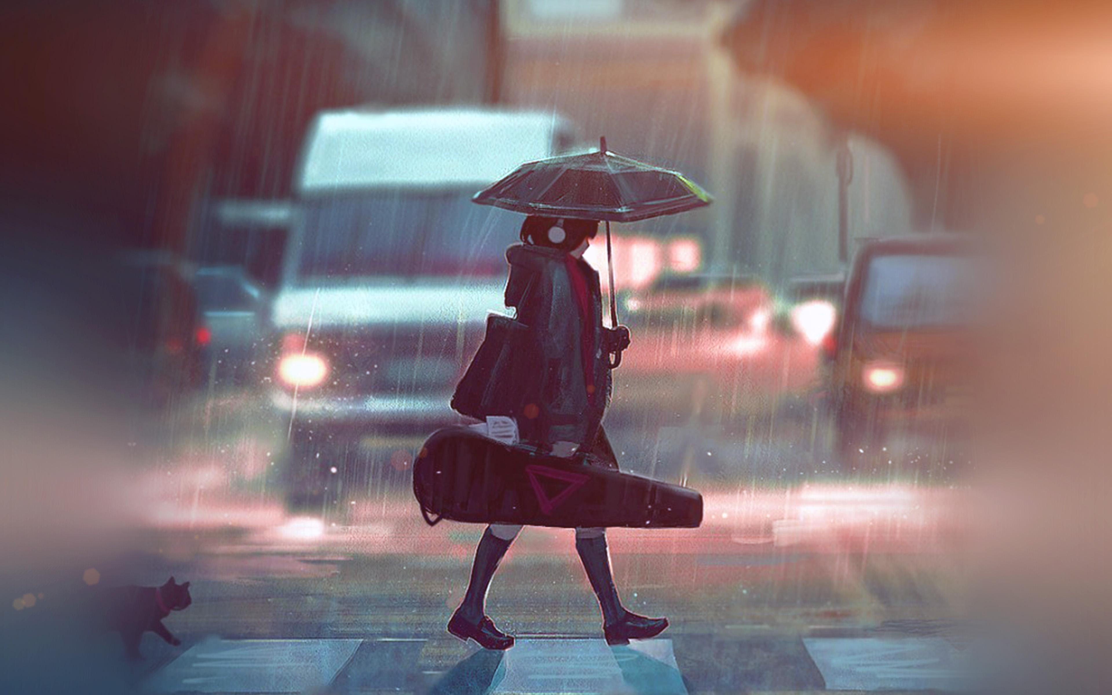 Umbrella Girl Wallpapers Wallpaper Cave