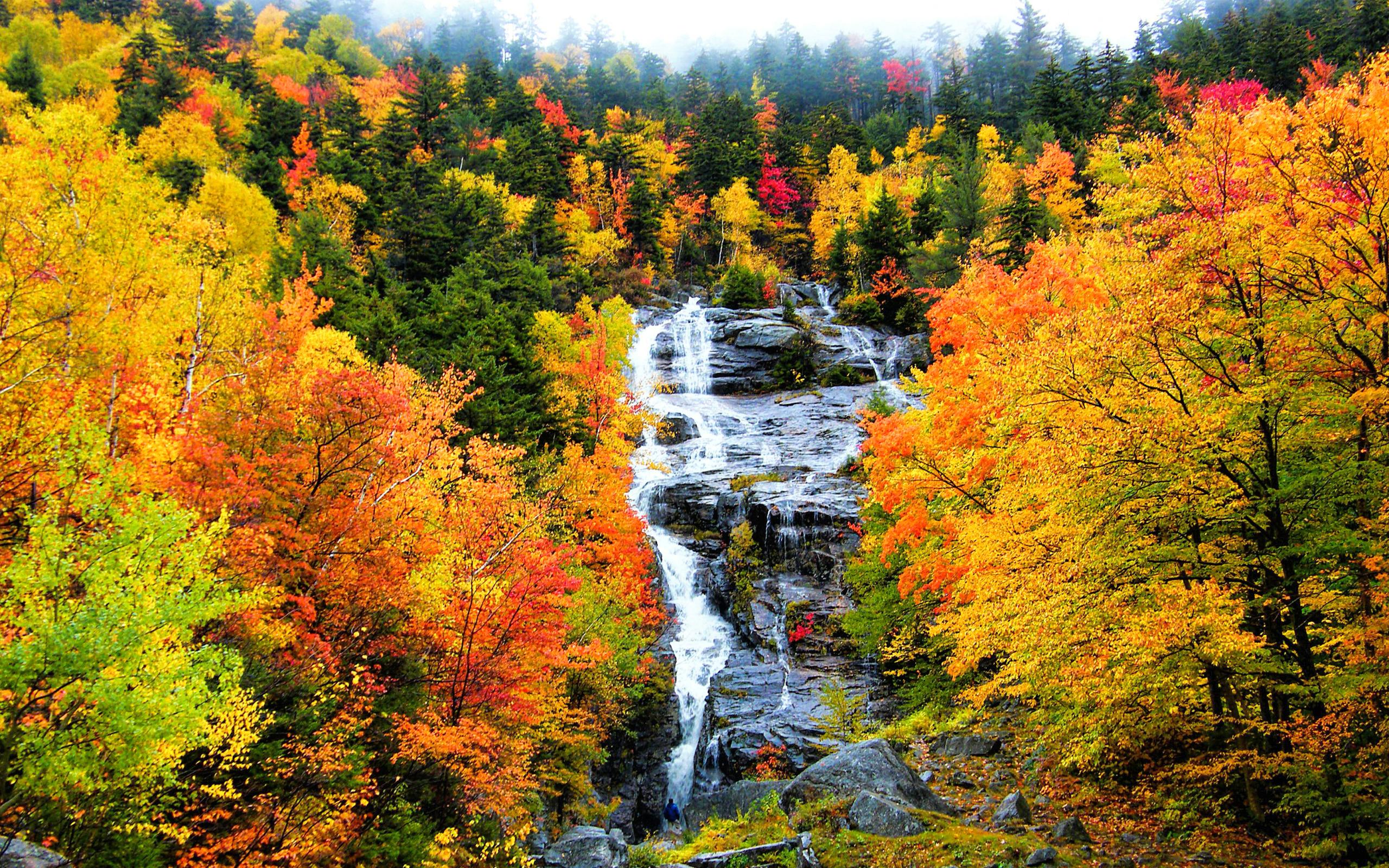 Mountain Waterfall Wallpapers Wallpaper Cave