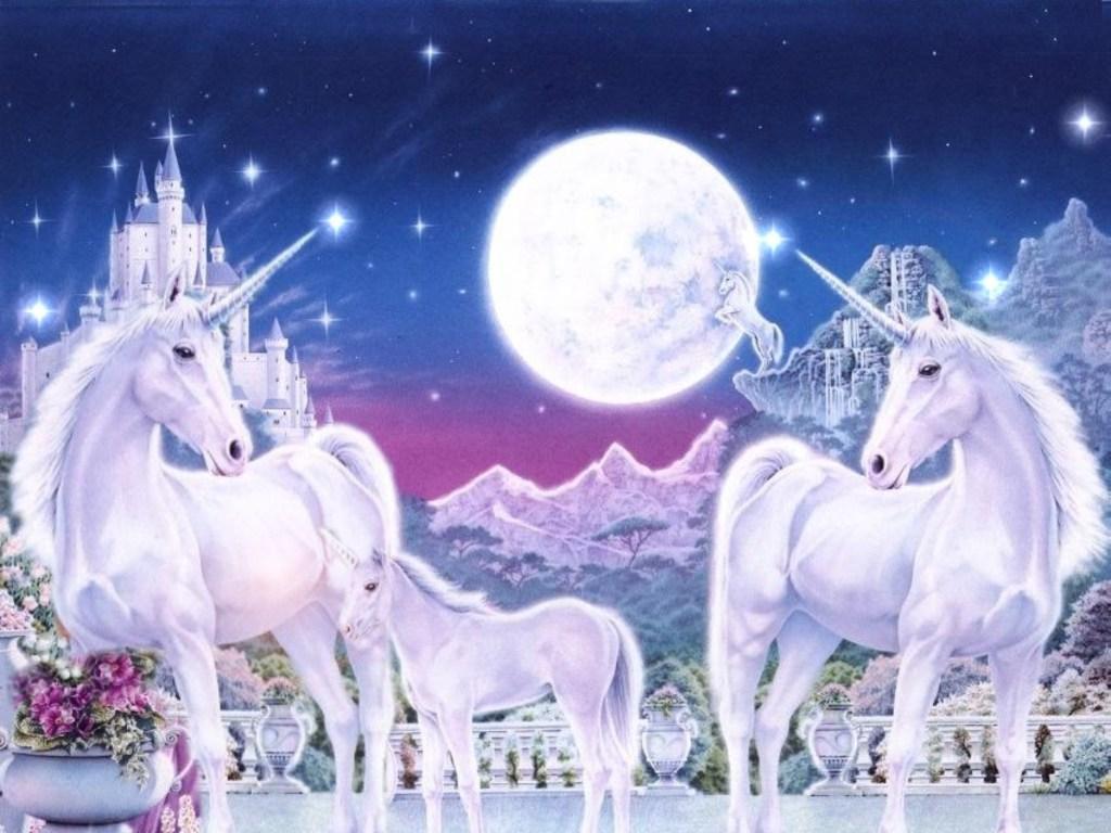 Moonlight Unicorn Wallpapers Wallpaper Cave