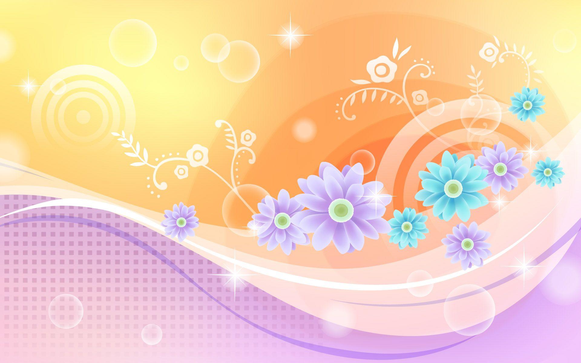 Colorful Abstract Flower Wallpapers Wallpaper Cave