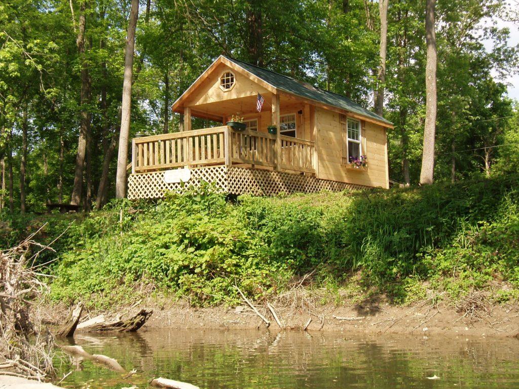 Riverside Cabin Wallpapers Wallpaper Cave