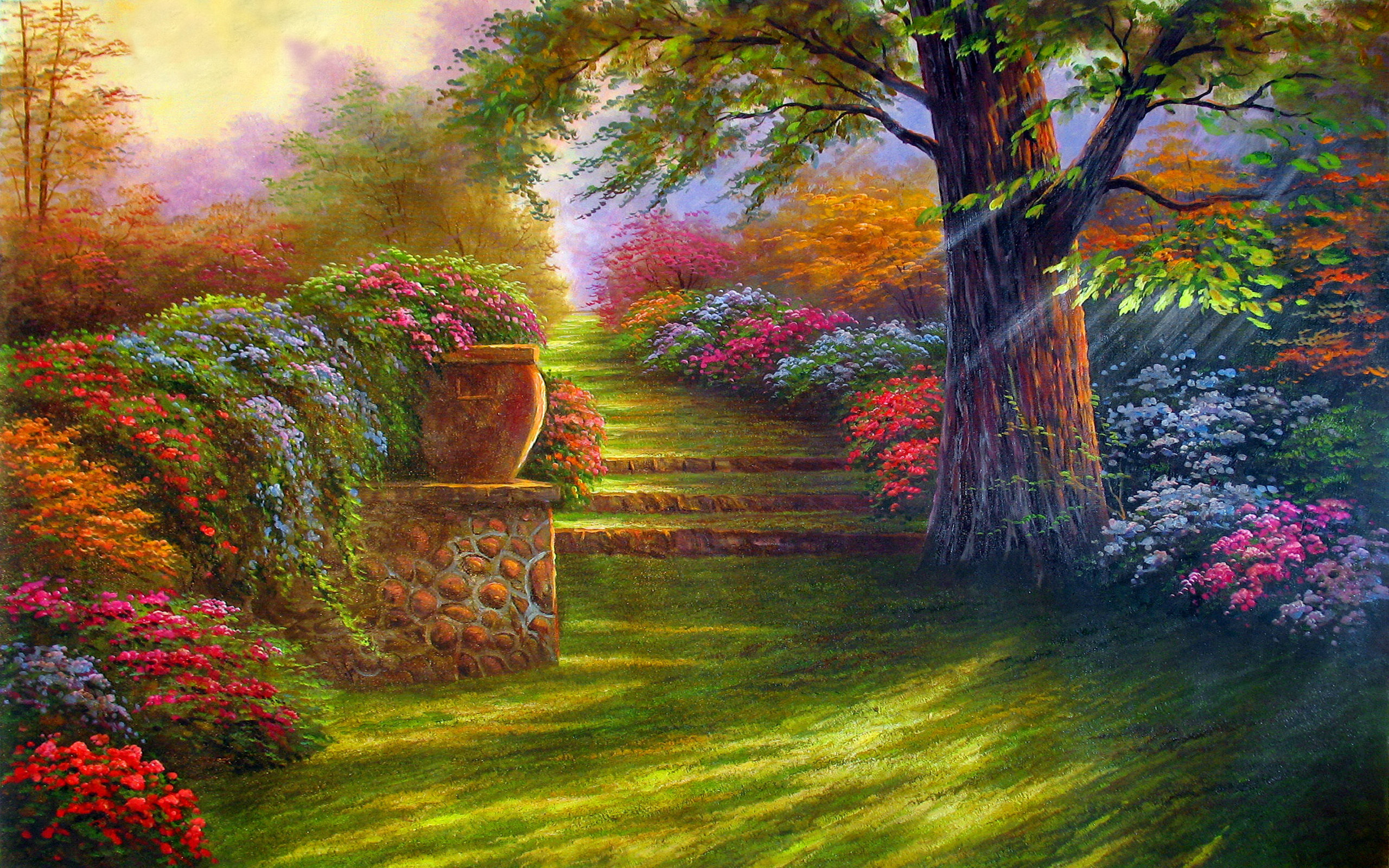 Summer Garden Wallpapers Wallpaper Cave