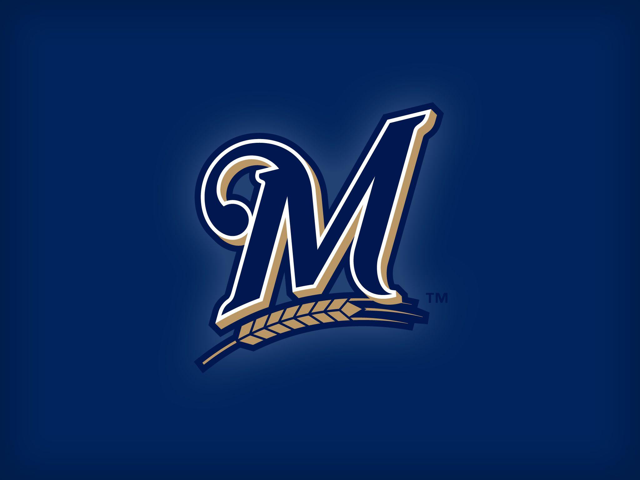 Retro Brewers Logo Wallpapers Wallpaper Cave