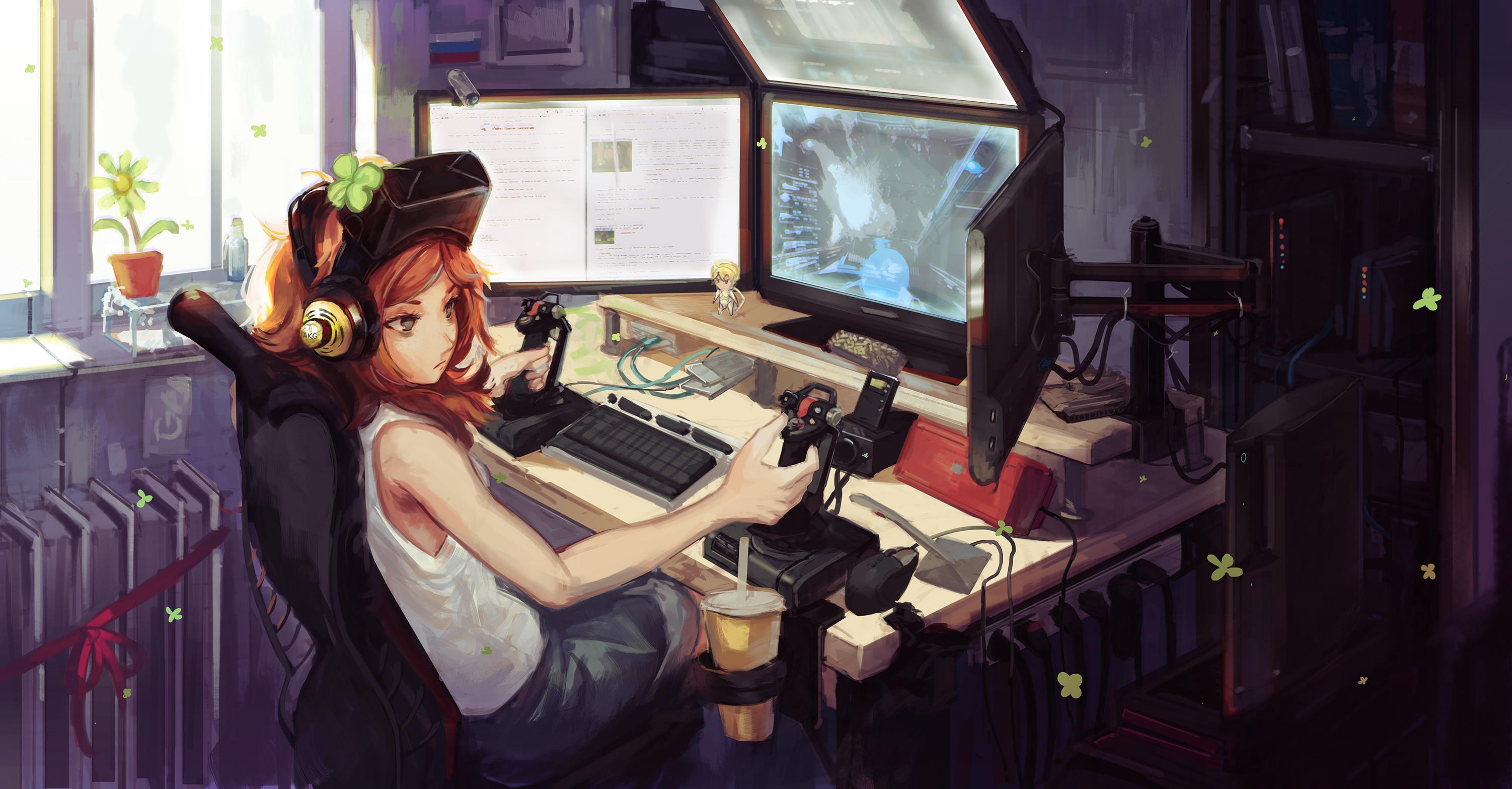 Gamer Girl Wallpapers Wallpaper Cave