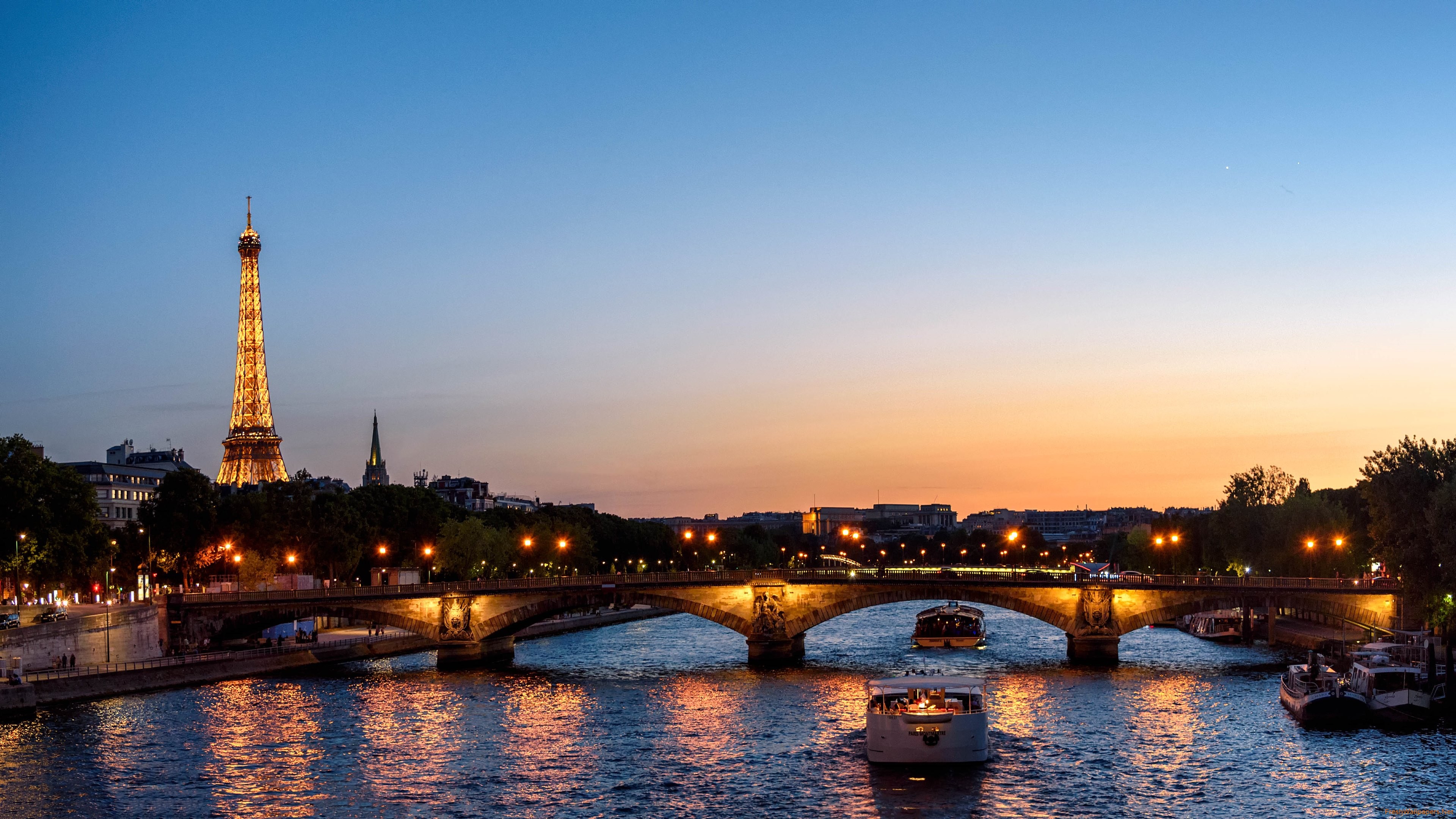 Paris Sunset Wallpapers Wallpaper Cave
