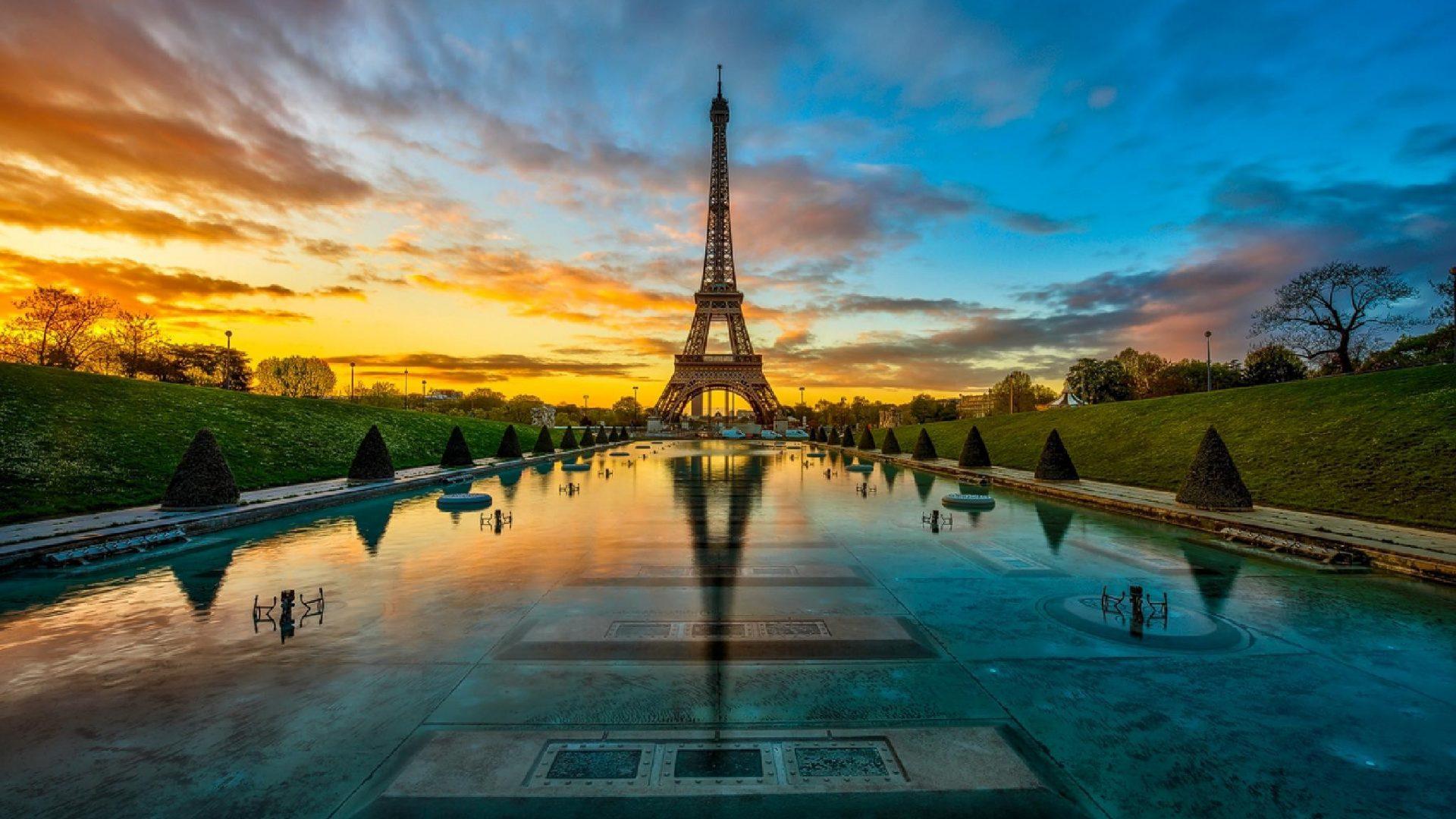 Paris Sunset Wallpapers Wallpaper Cave