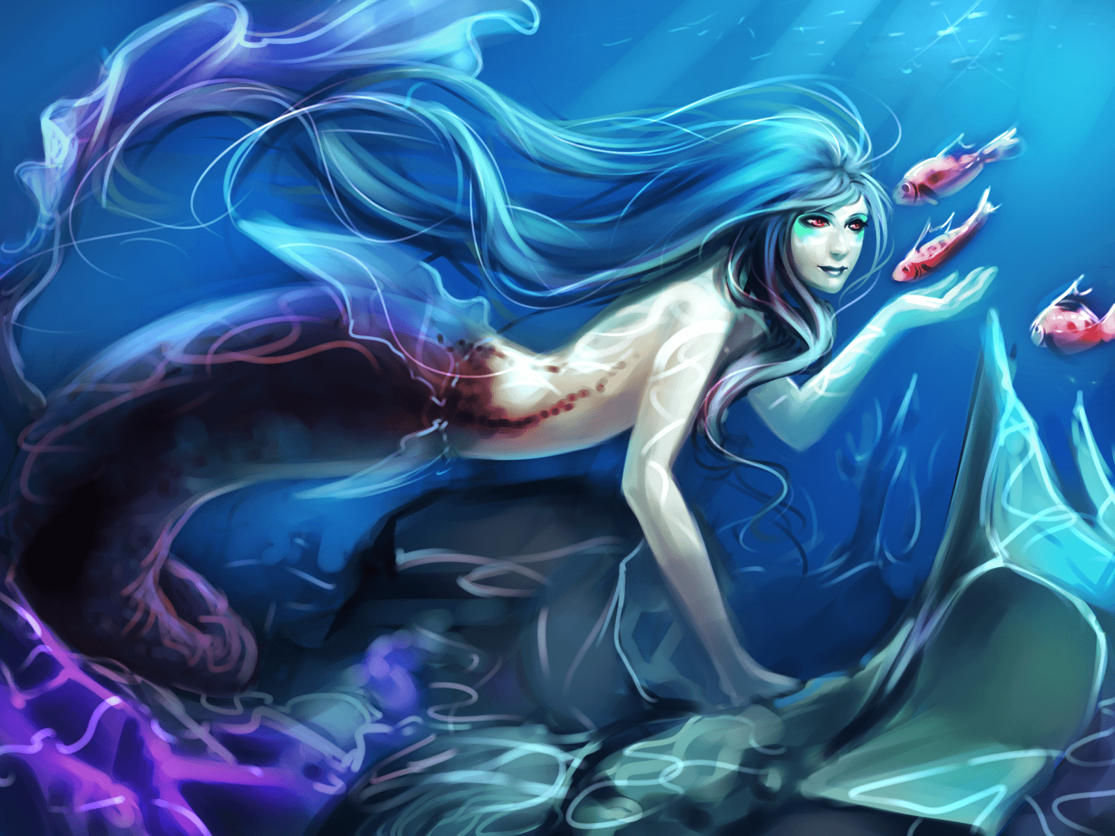 Evil Mermaid Wallpapers Wallpaper Cave