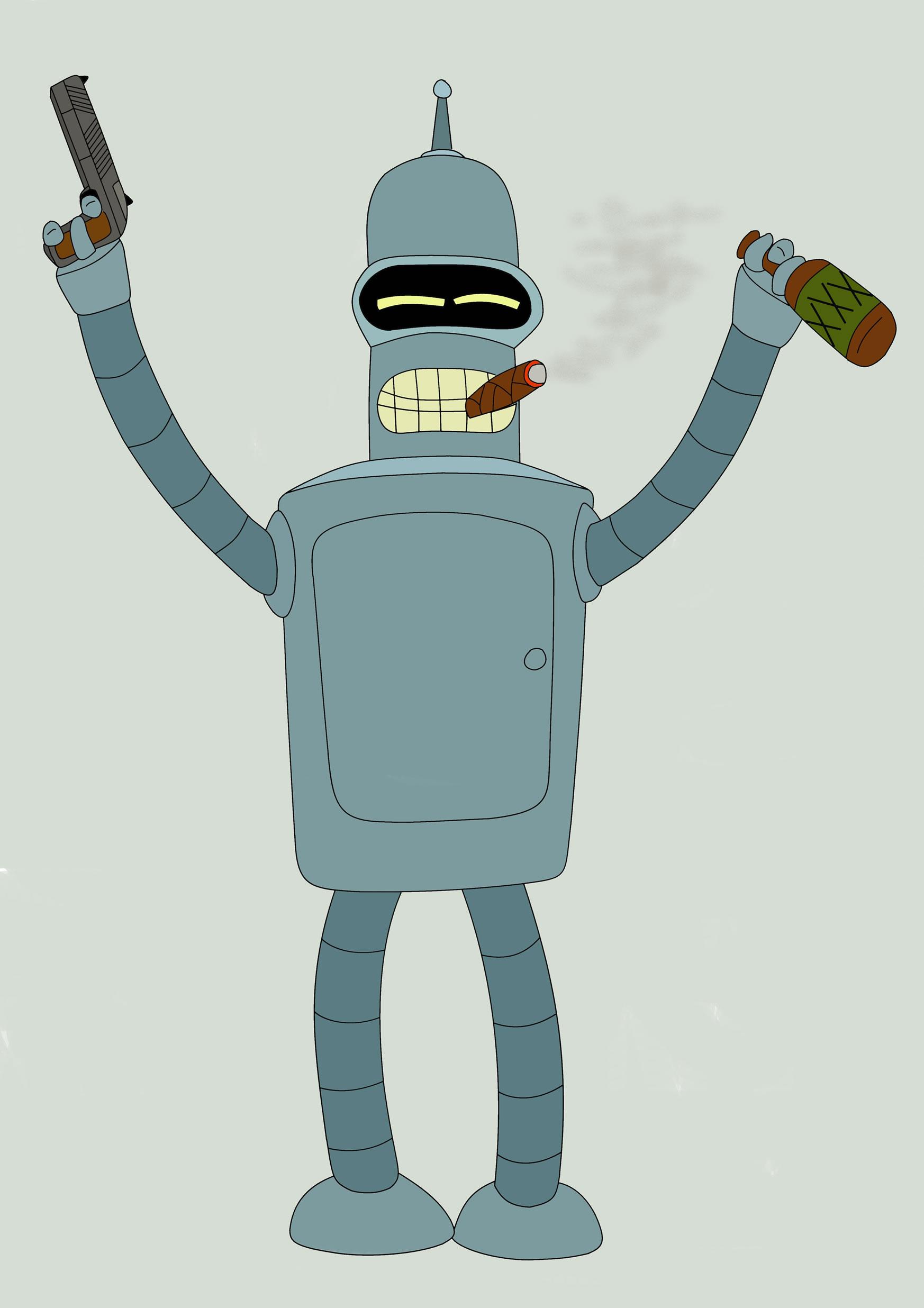 Bender Futurama Wallpapers Wallpaper Cave