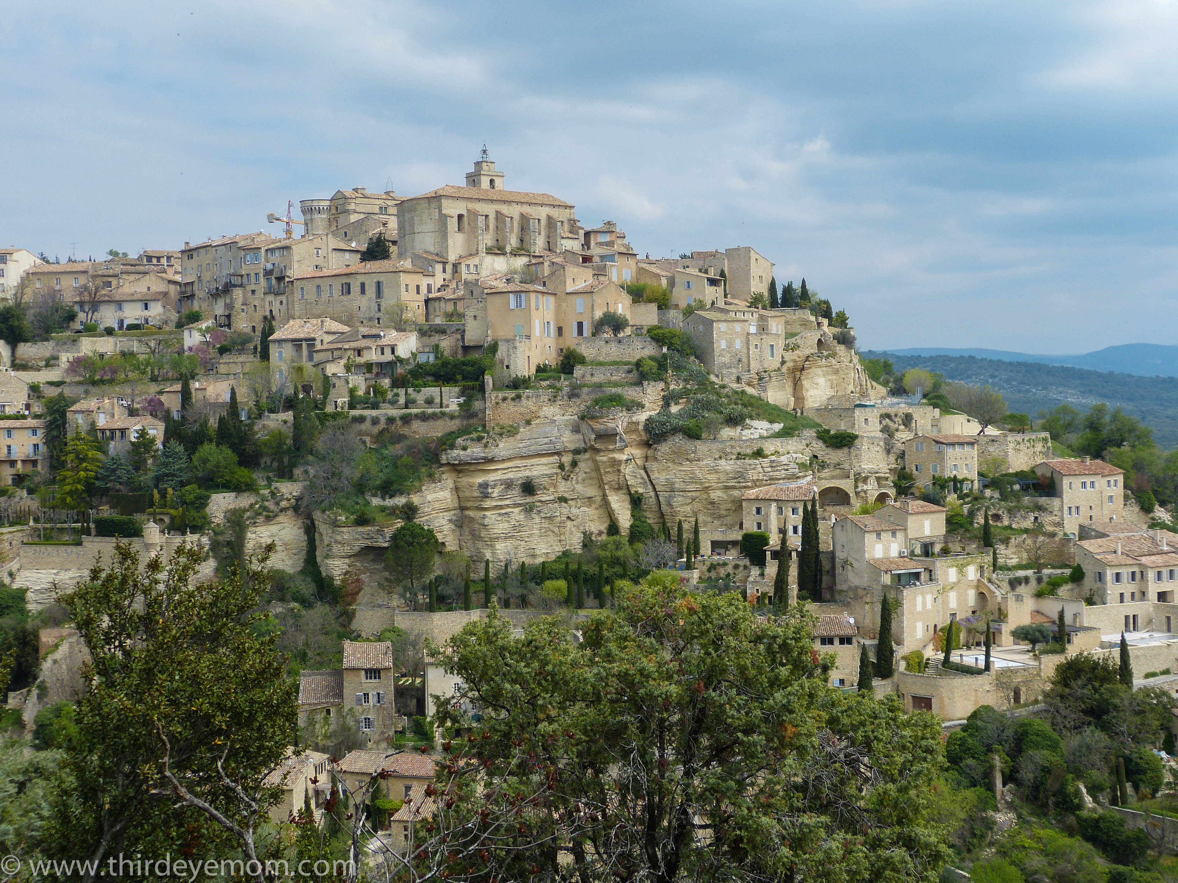 Village Of Gordes Wallpapers Wallpaper Cave