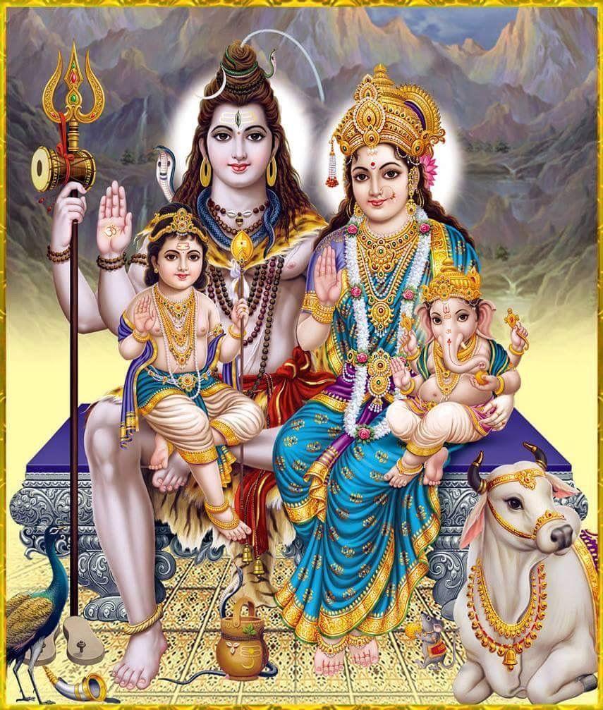 Lord Shiva Family Wallpapers Wallpaper Cave
