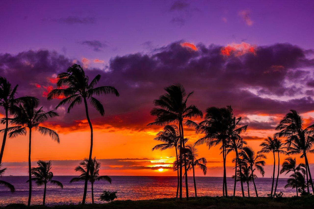 Hawaiian Sunset Wallpapers Wallpaper Cave