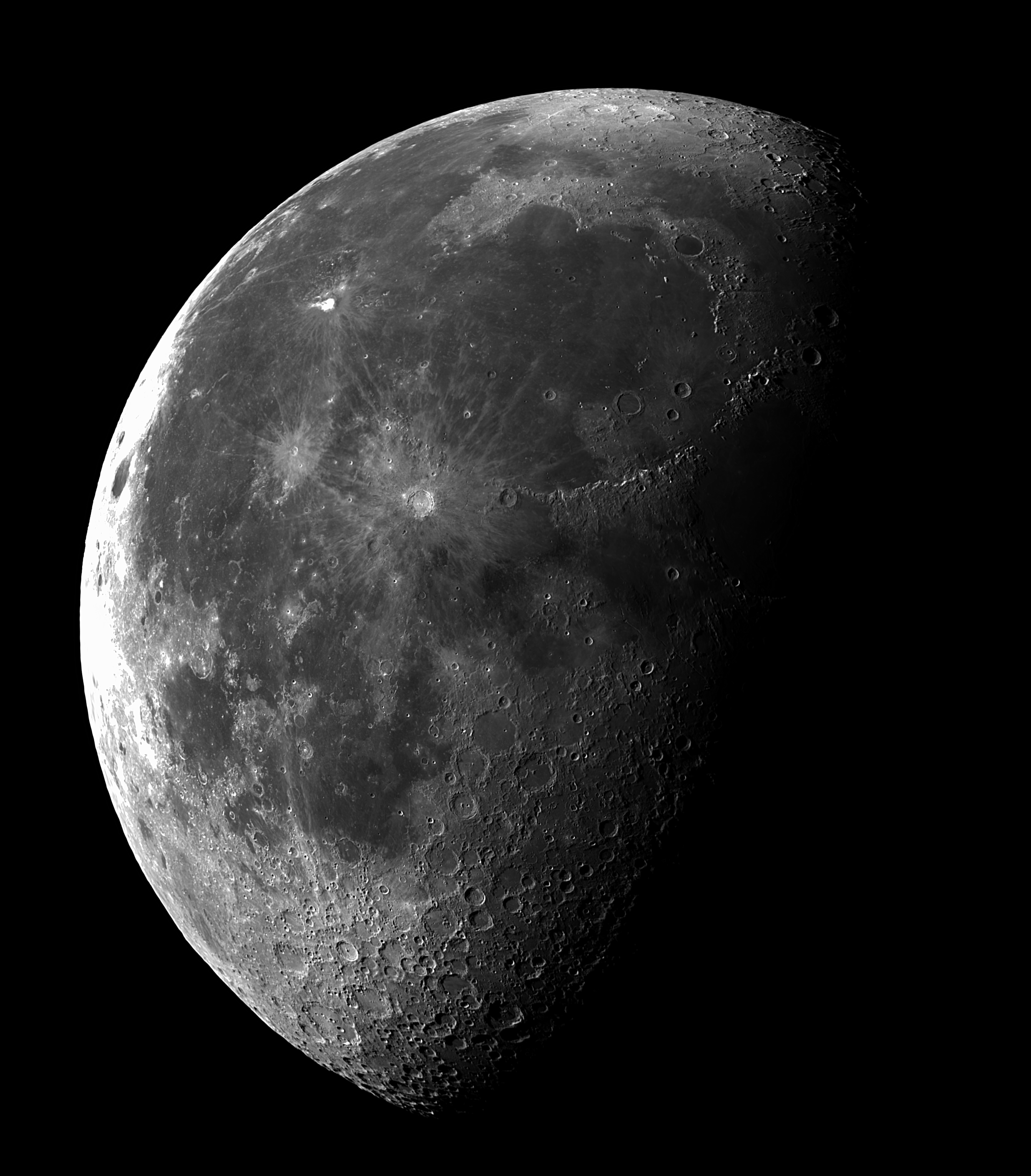 Waning Moon Wallpapers Wallpaper Cave