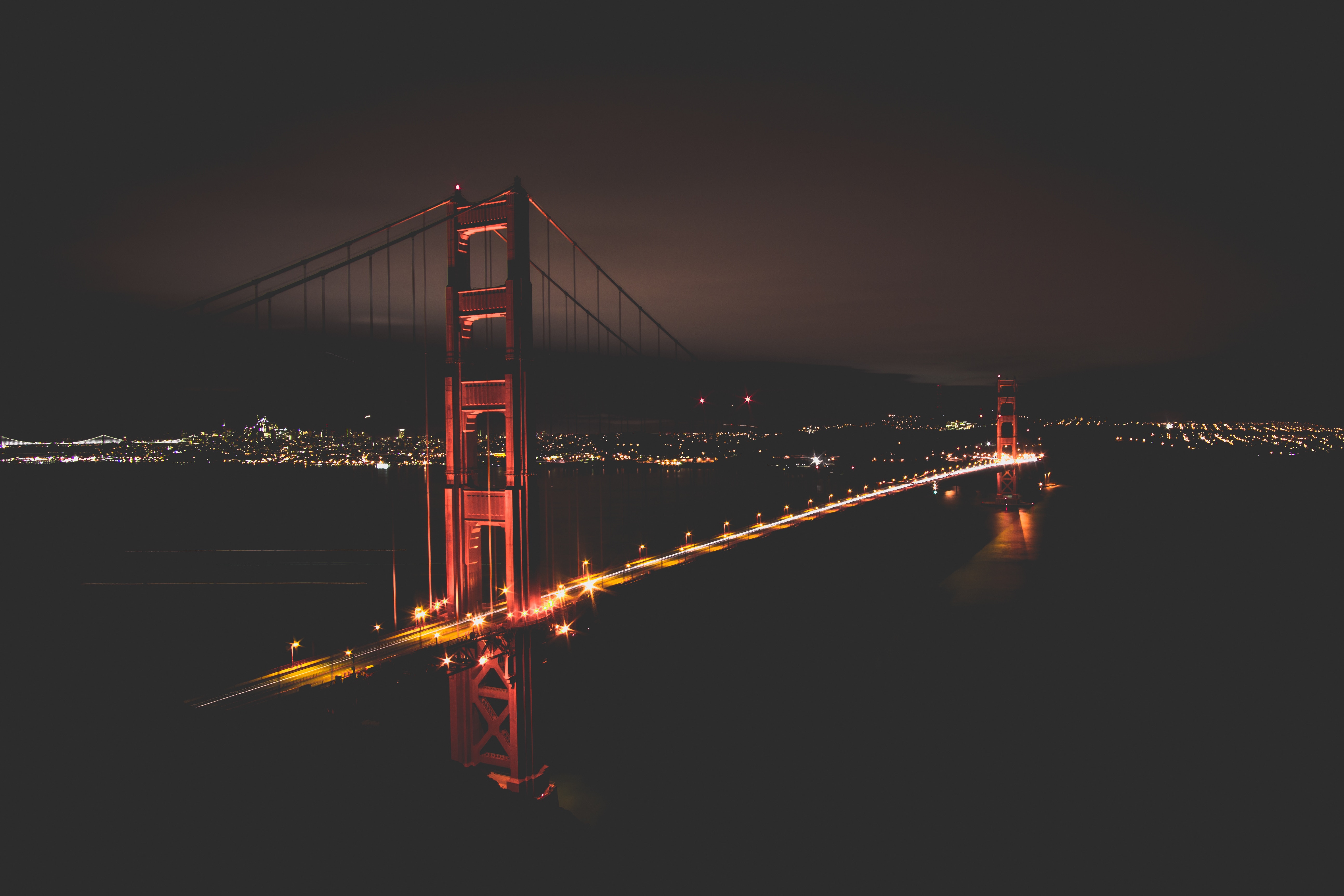 Golden Gate Bridge At Night Wallpapers Wallpaper Cave