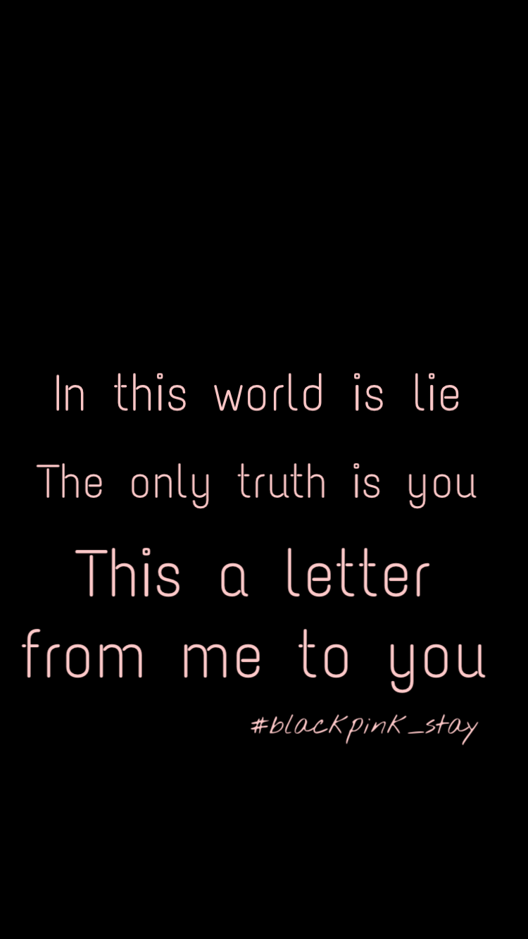 Blackpink Quotes Wallpapers Wallpaper Cave