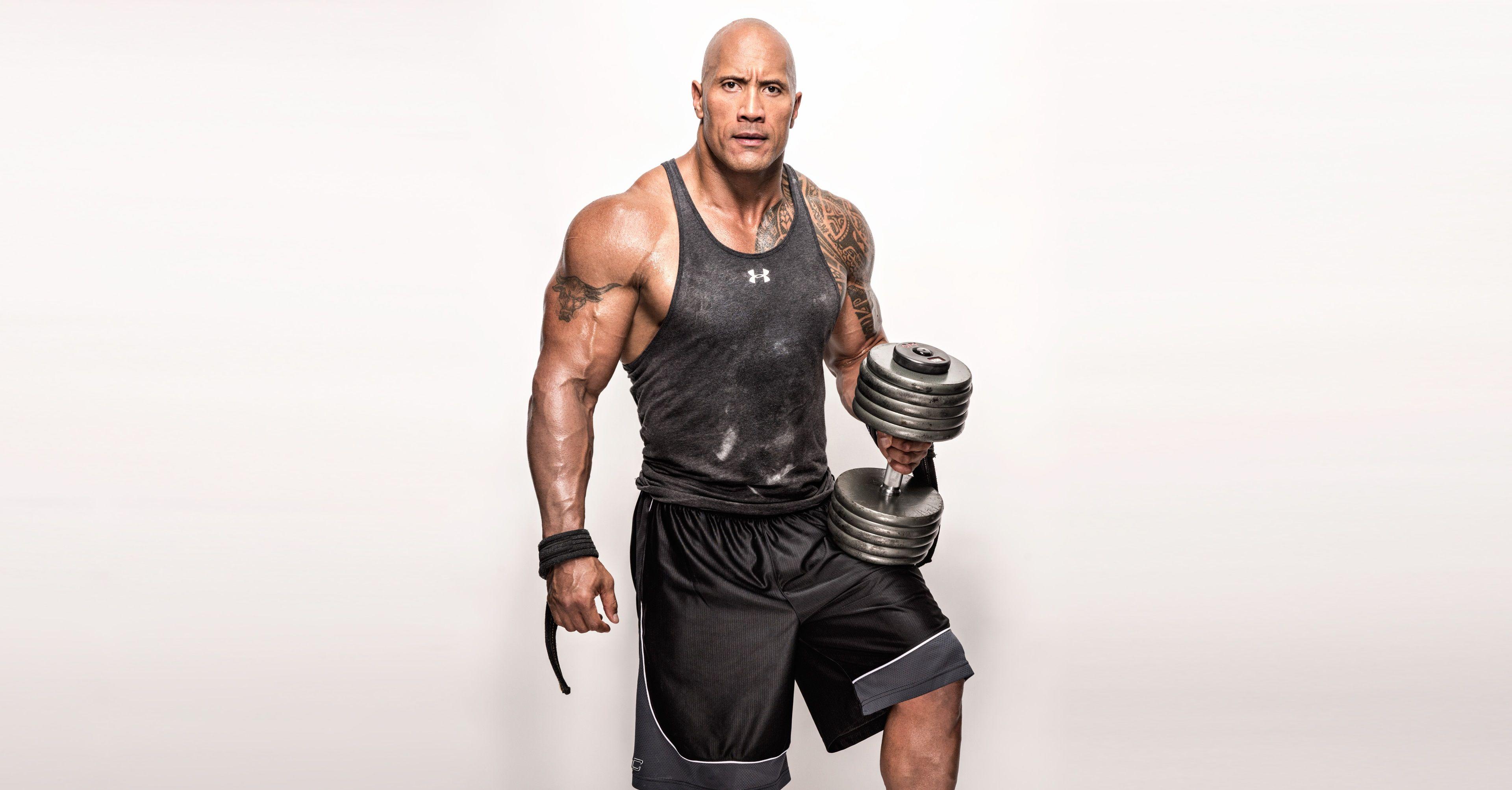 Dwayne The Rock Johnson Workouts Wallpapers Wallpaper Cave