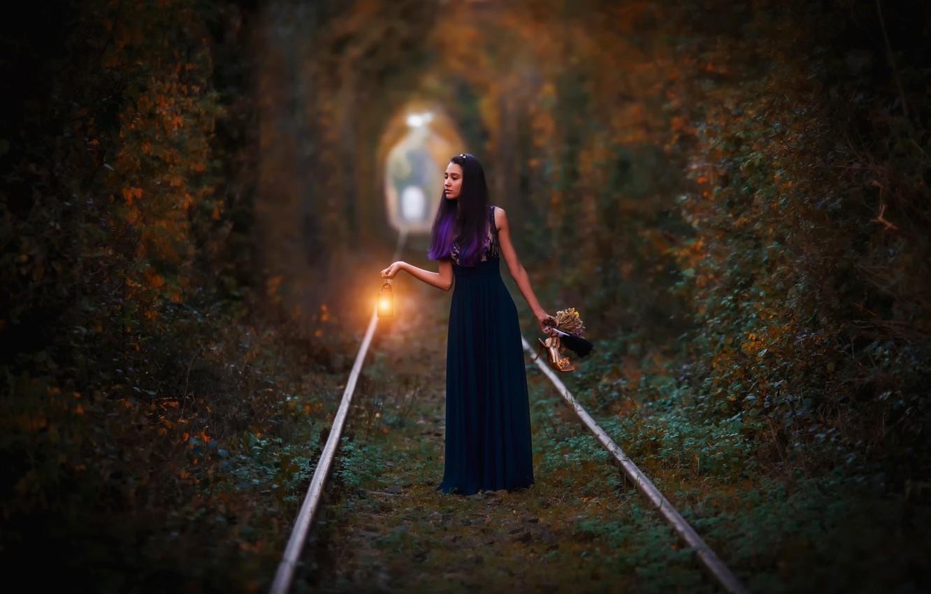 Girl And Lantern Wallpapers Wallpaper Cave